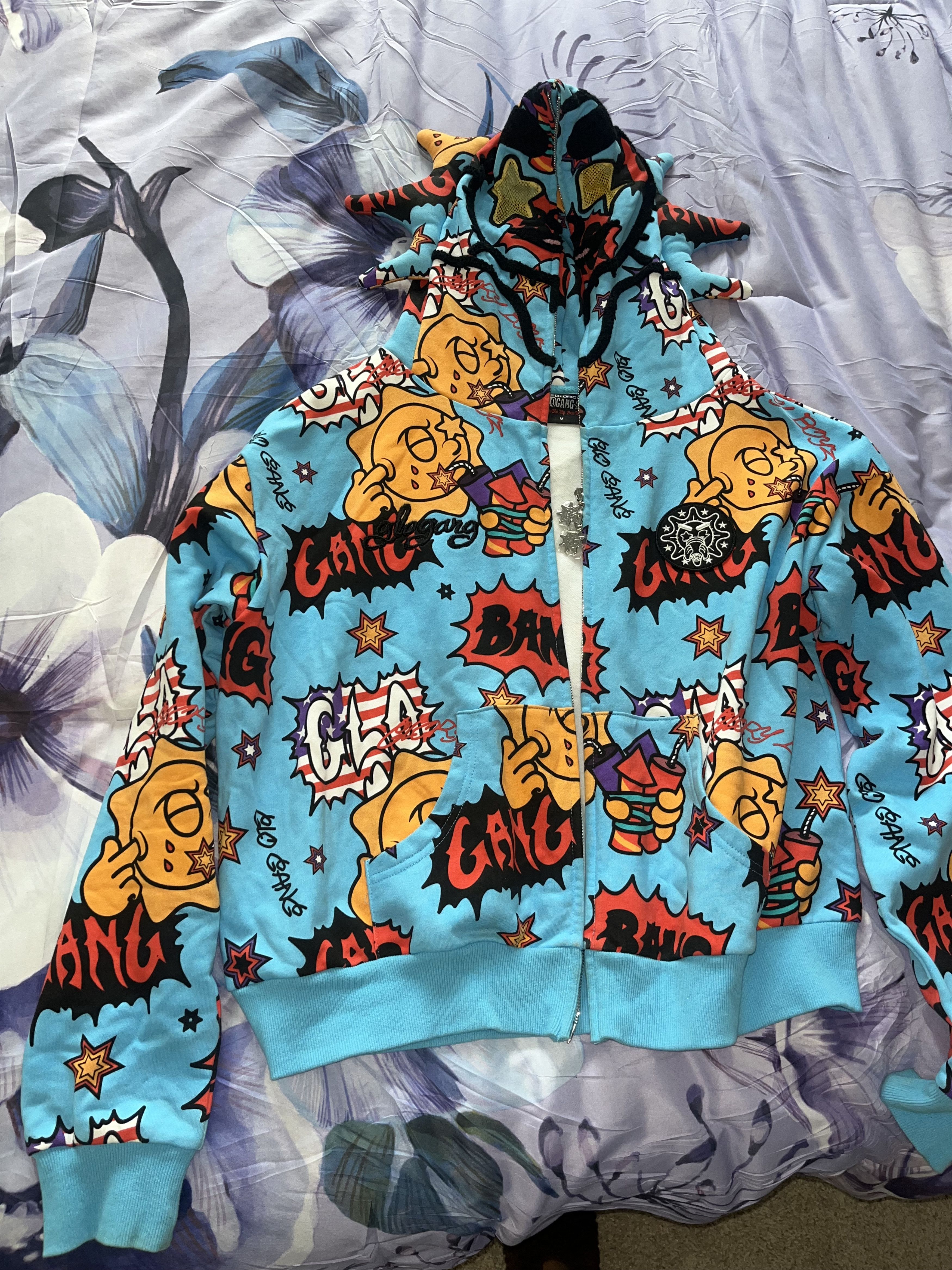 Glo Gang Glo Gang “Bang Bang” Jacket (blue & yellow) Size US M / EU 48-50 / 2 - 2 Thumbnail