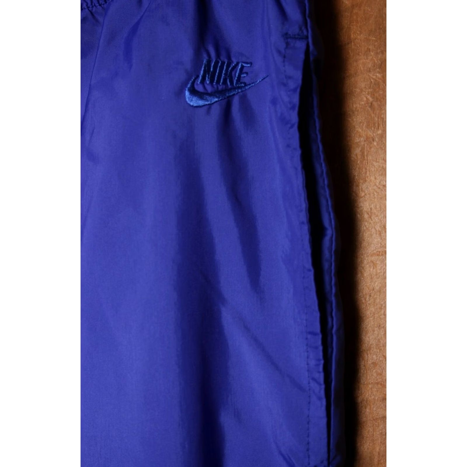 Nike VINTAGE Nike Purple Track Pants Mens M Inseam 30 Zip Ankle Windbreaker Nylon Nylon Pants Unlined Drawstring Closure Activewear Size US 31 - 3 Thumbnail