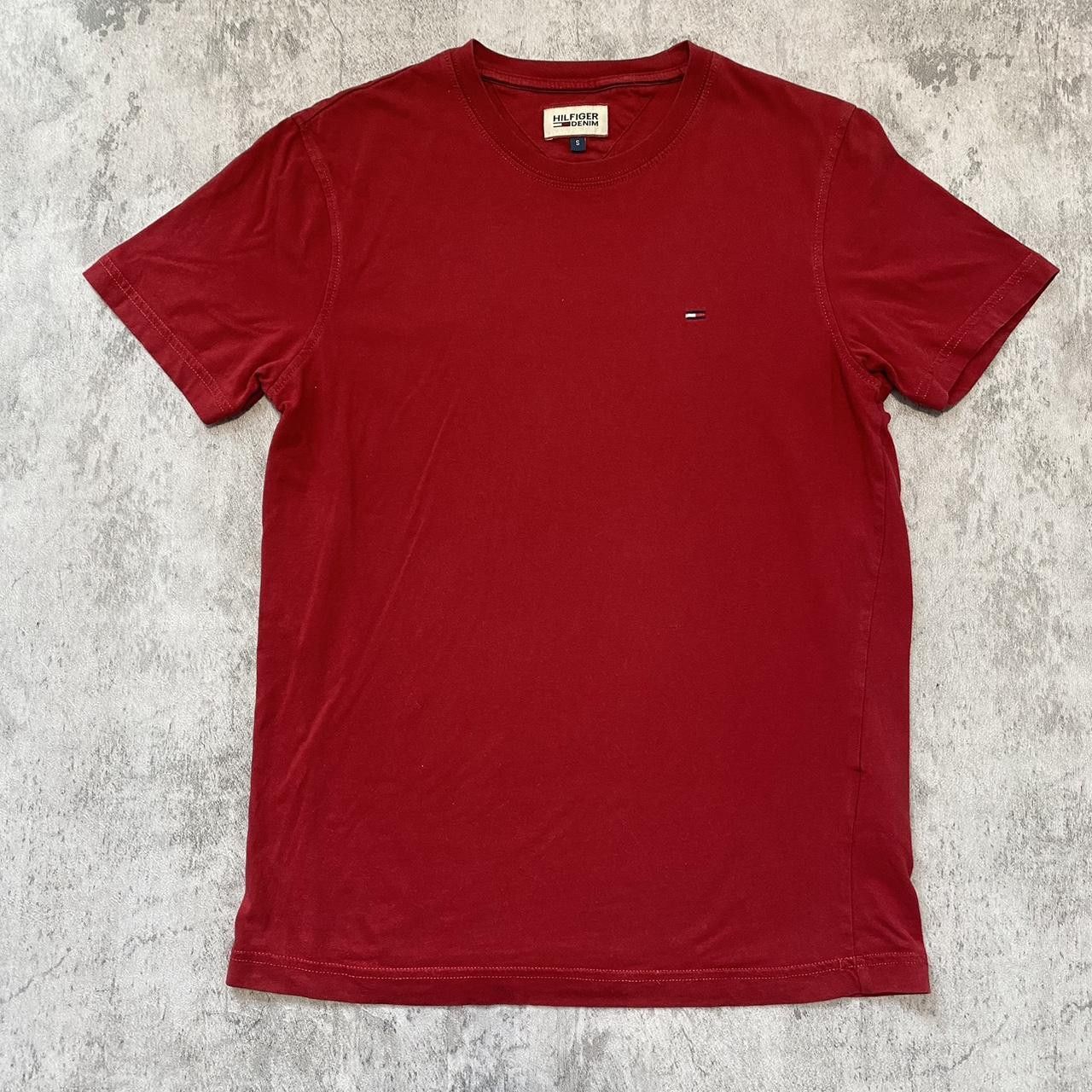 Tommy Hilfiger Red Tommy Hilfiger cotton t-shirt #casual Casual Size US S / EU 44-46 / 1 - 1 Thumbnail