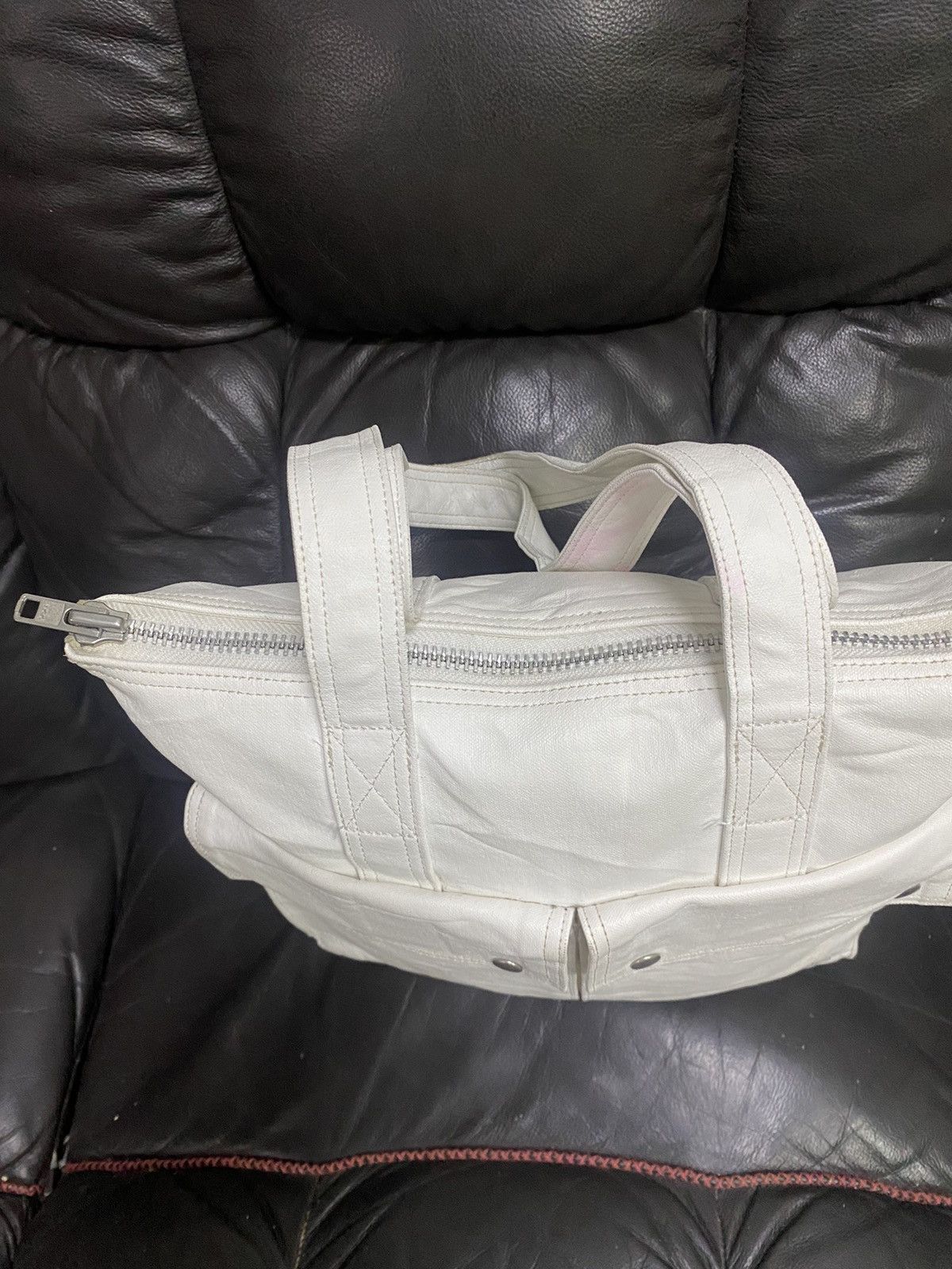 Japanese Brand × Porter Authentic Porter White Tote Shoulder Bag Size ONE SIZE - 6 Thumbnail