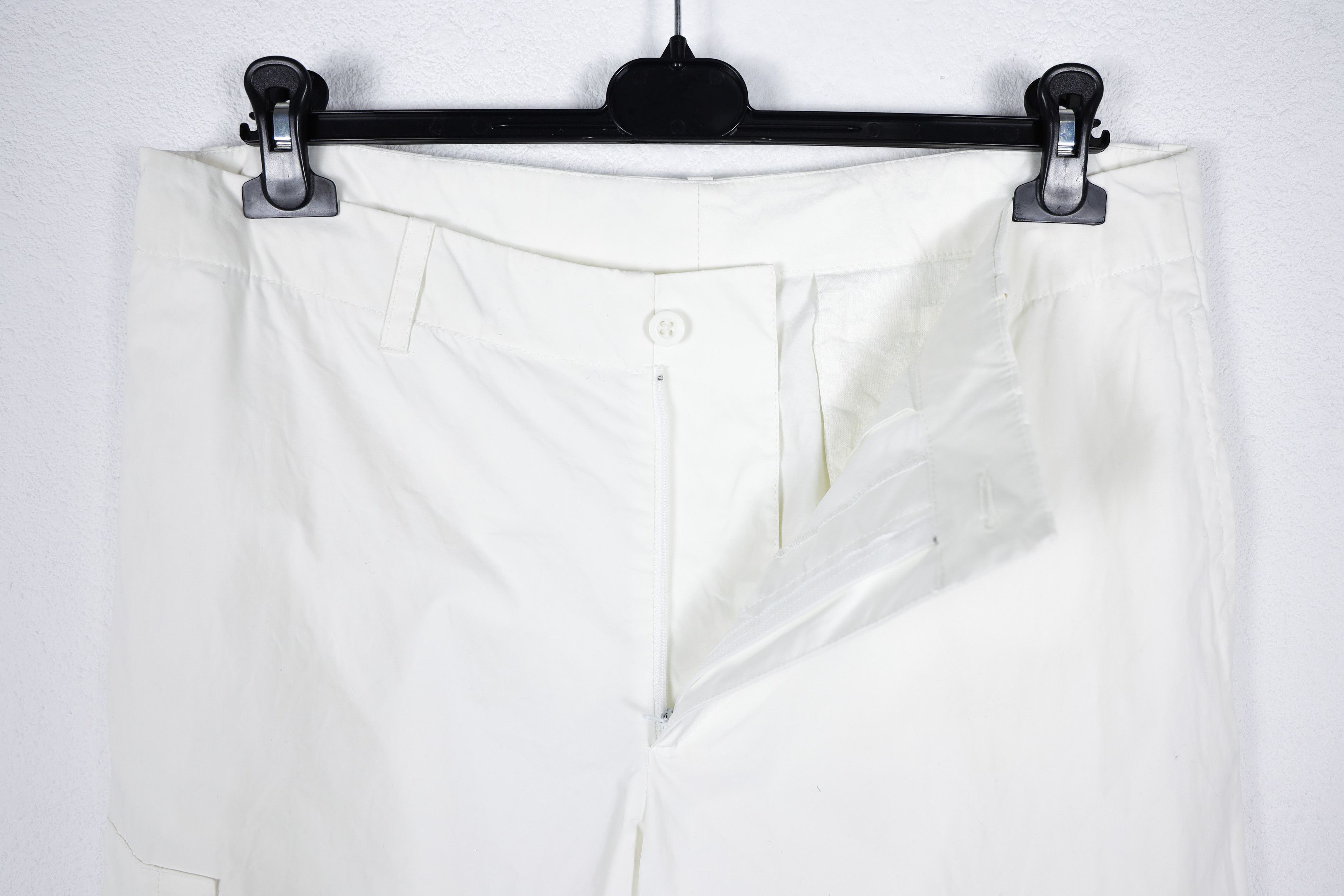 GIAN CARLO ROSSI Gian Carlo Rossi Avant Garde White Track Cargo Pants Size US 38 / EU 54 - 6 Thumbnail