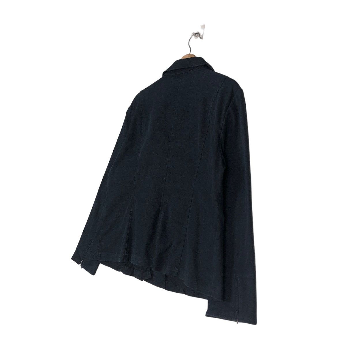 Issey Miyake 🔥Cropped Biker Jacket EK Japan Asymmetrical Zipper Size US M / EU 48-50 / 2 - 10 Thumbnail
