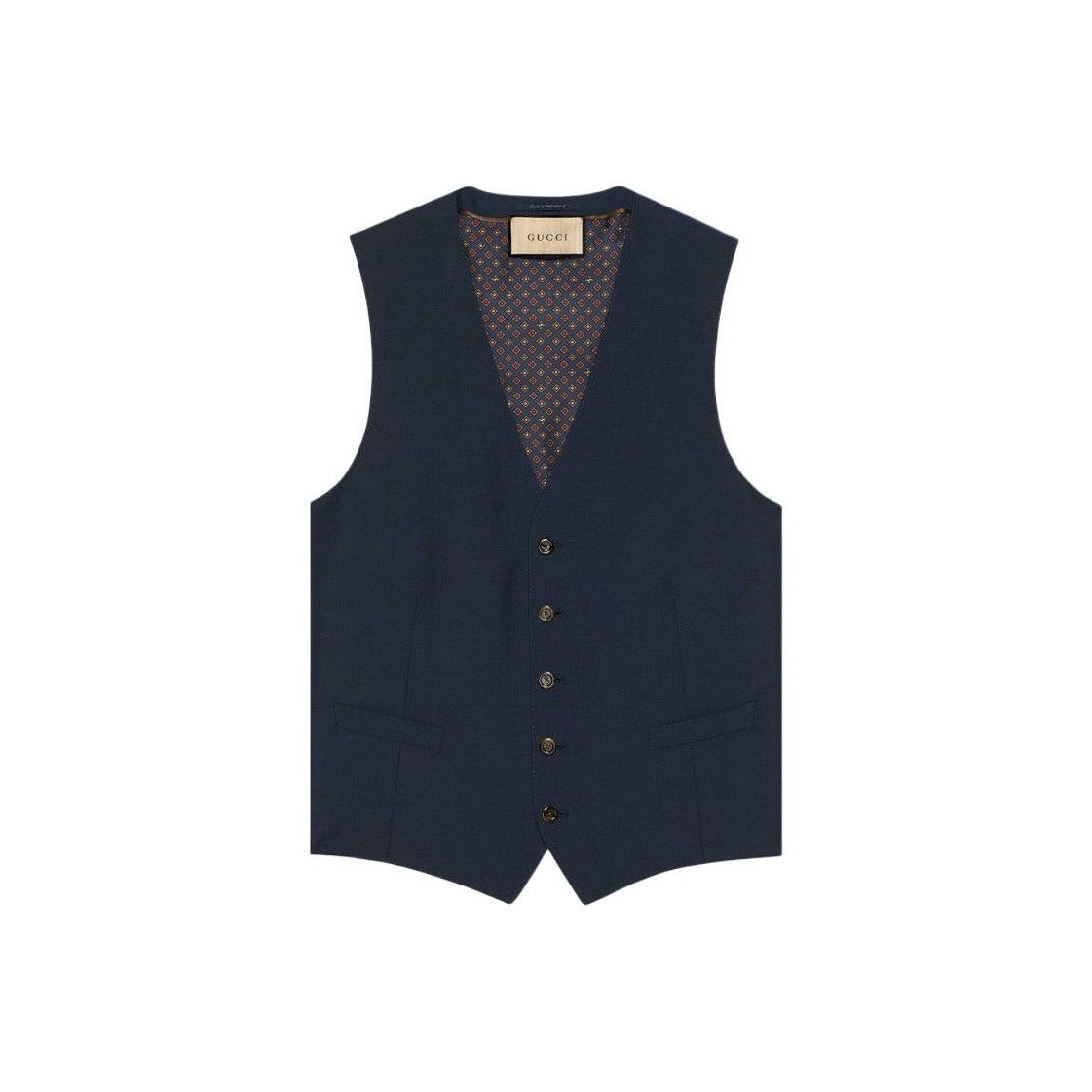 Gucci Gucci Wool Mohair V-Neck Vest Size 38R Size 38R - 1 Thumbnail