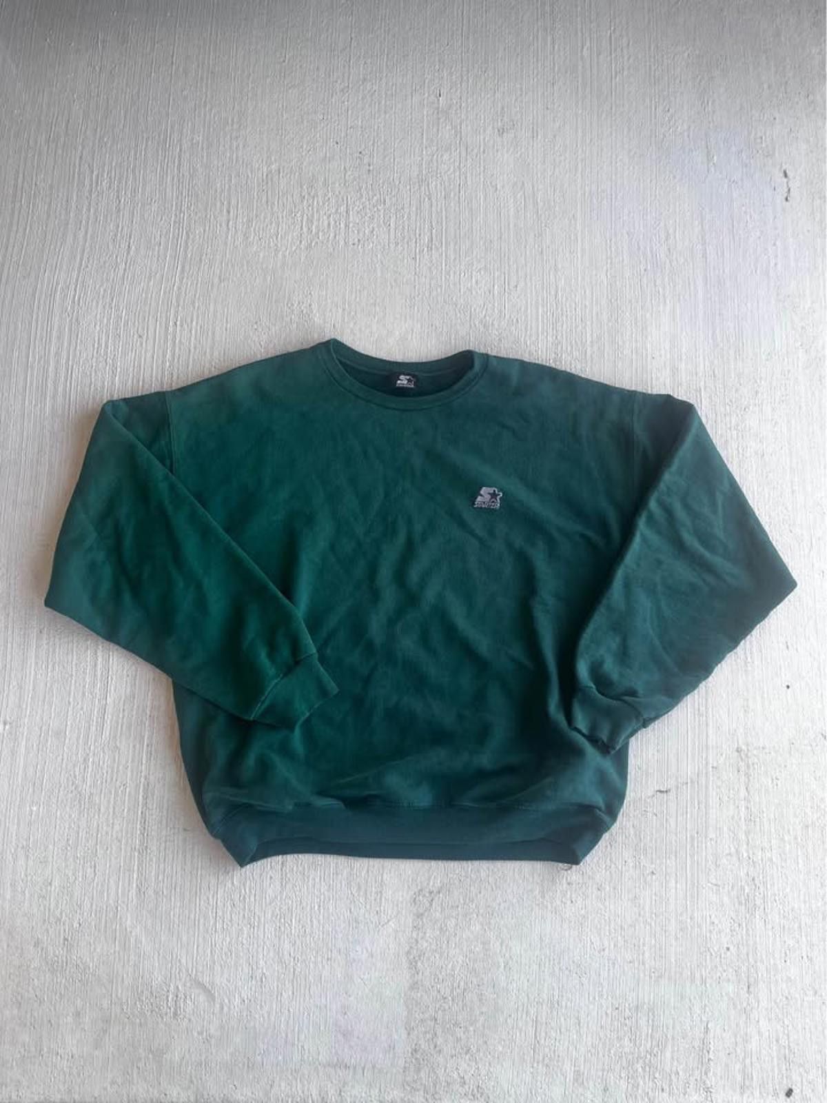 Starter Starter Sweatshirt Mens M/L Green Crewneck Pullover Y2K Size US L / EU 52-54 / 3 - 1 Thumbnail