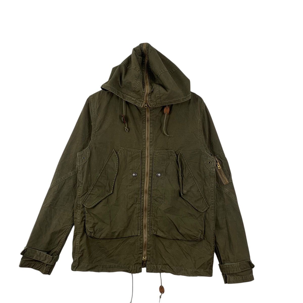 Johnbull Vintage JOHNBULL JAPAN Military Army Denim Jeans Jacket Size US L / EU 52-54 / 3 - 4 Thumbnail