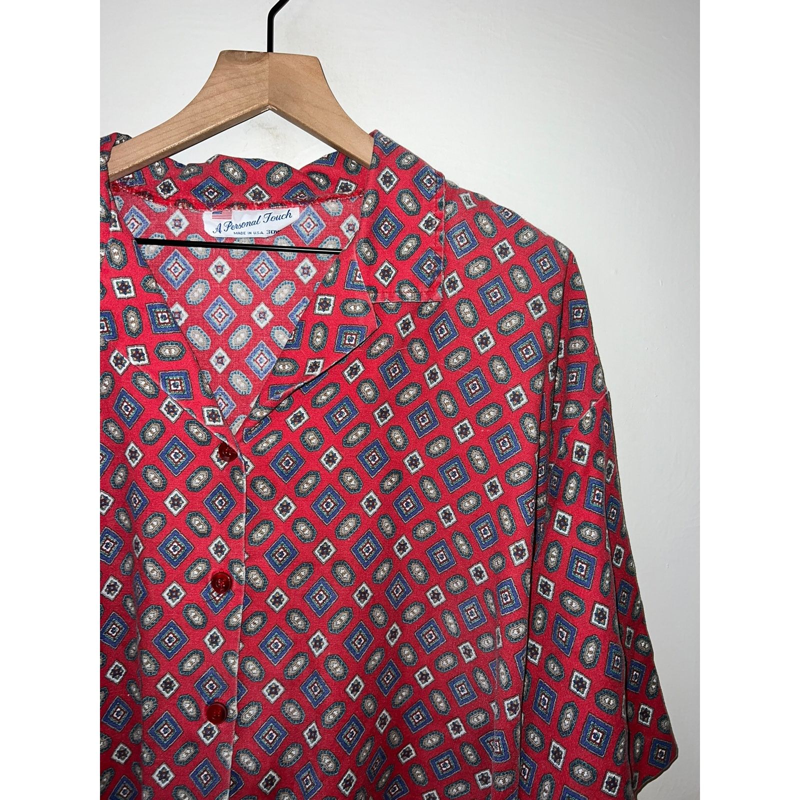 Vintage Vintage Womens A Personal Touch Button Down Shirt 80s 30W Size XL / US 12-14 / IT 48-50 - 2 Thumbnail