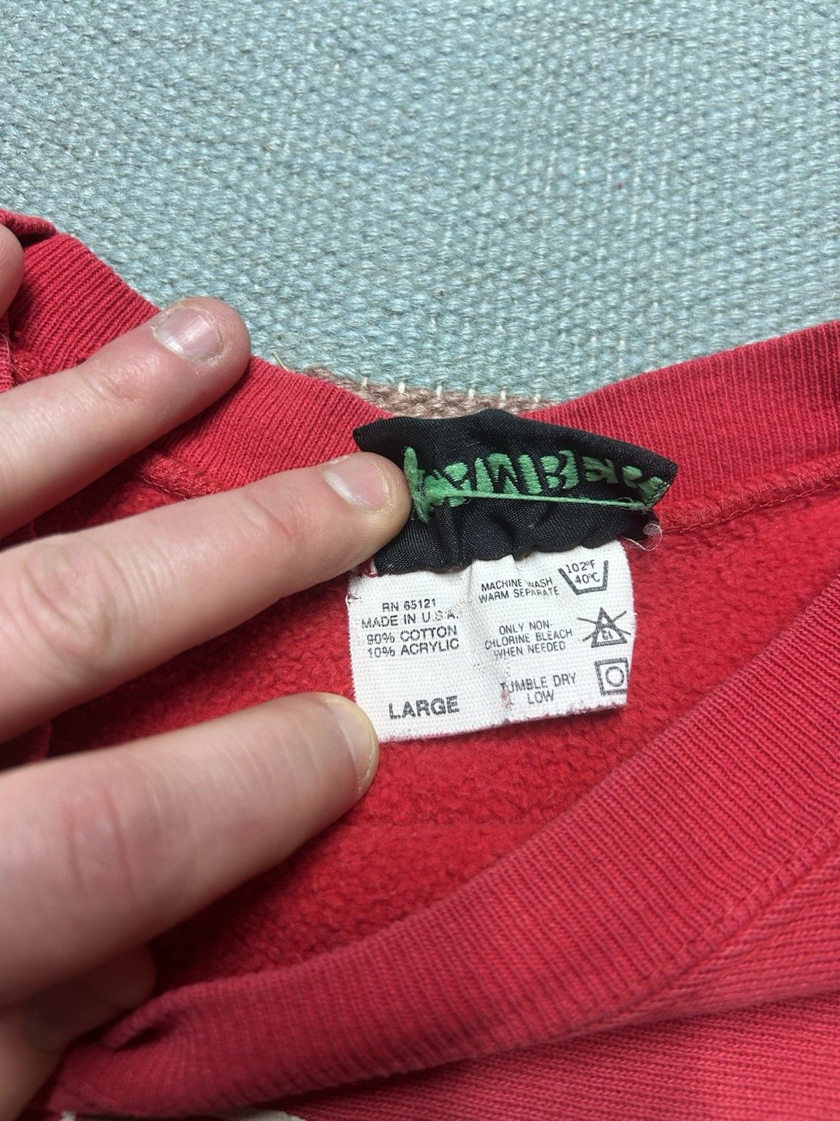 Vintage Vtg Camber sweatshirt San Francisco 49ers helmet large Size US L / EU 52-54 / 3 - 9 Thumbnail