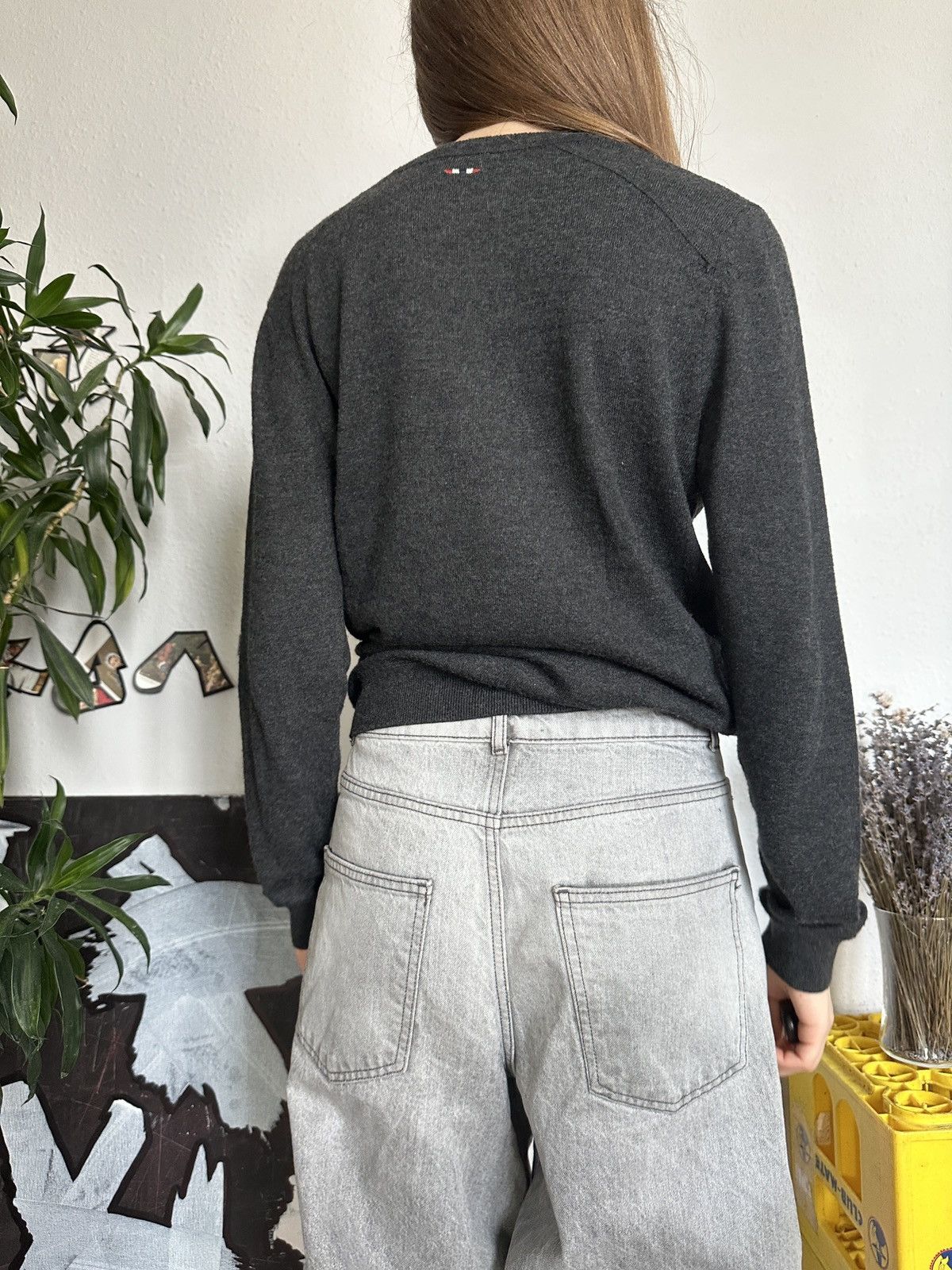 Napapijri × Vintage Napapijiri Geographic Blend Wool Sweater V-neck Size US S / EU 44-46 / 1 - 5 Thumbnail