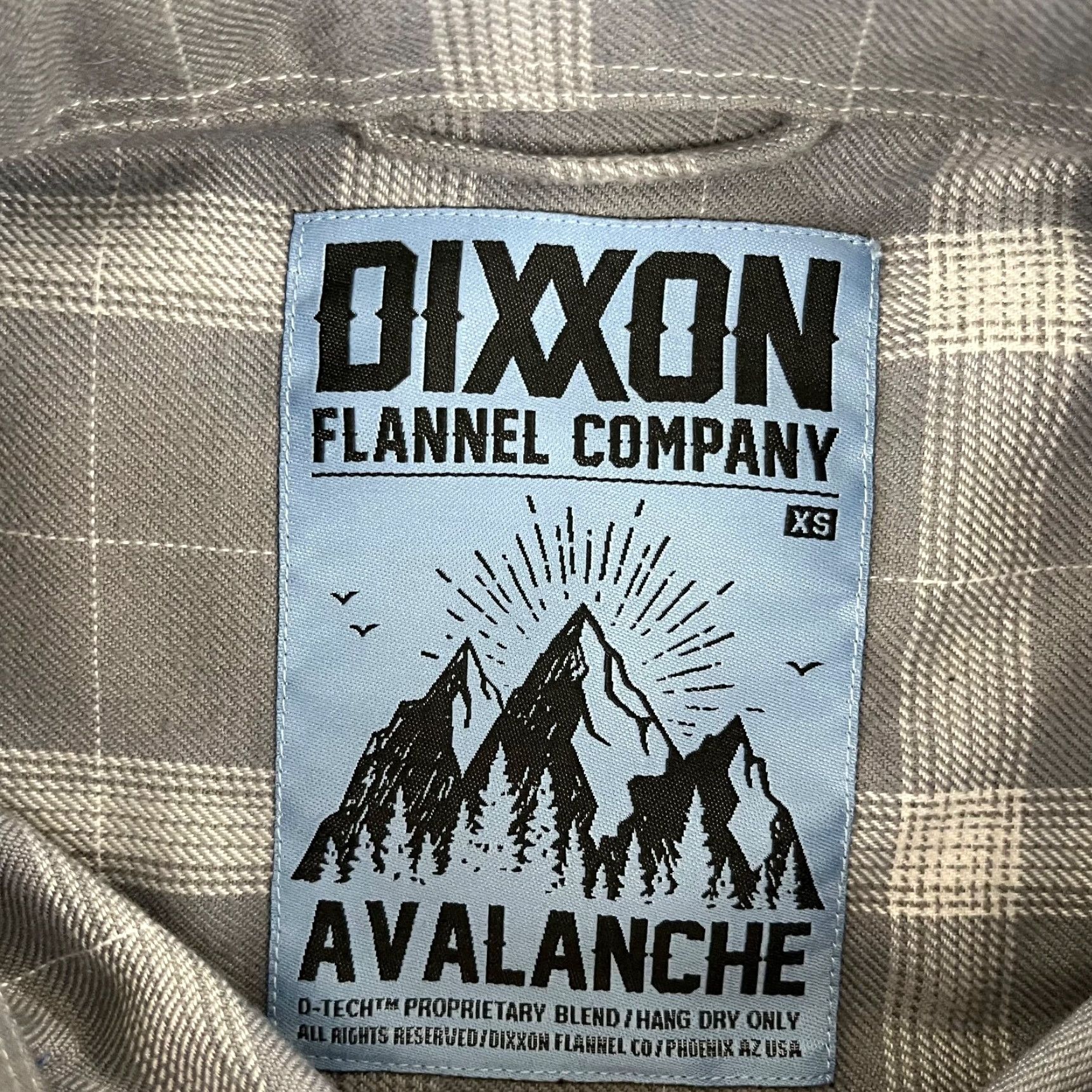 Avalanche VINTAGE DIXXON Shirt Mens XS Gray White Plaid AVALANCHE Flannel Button Up Long Sleeve Size US XS / EU 42 / 0 - 2 Thumbnail