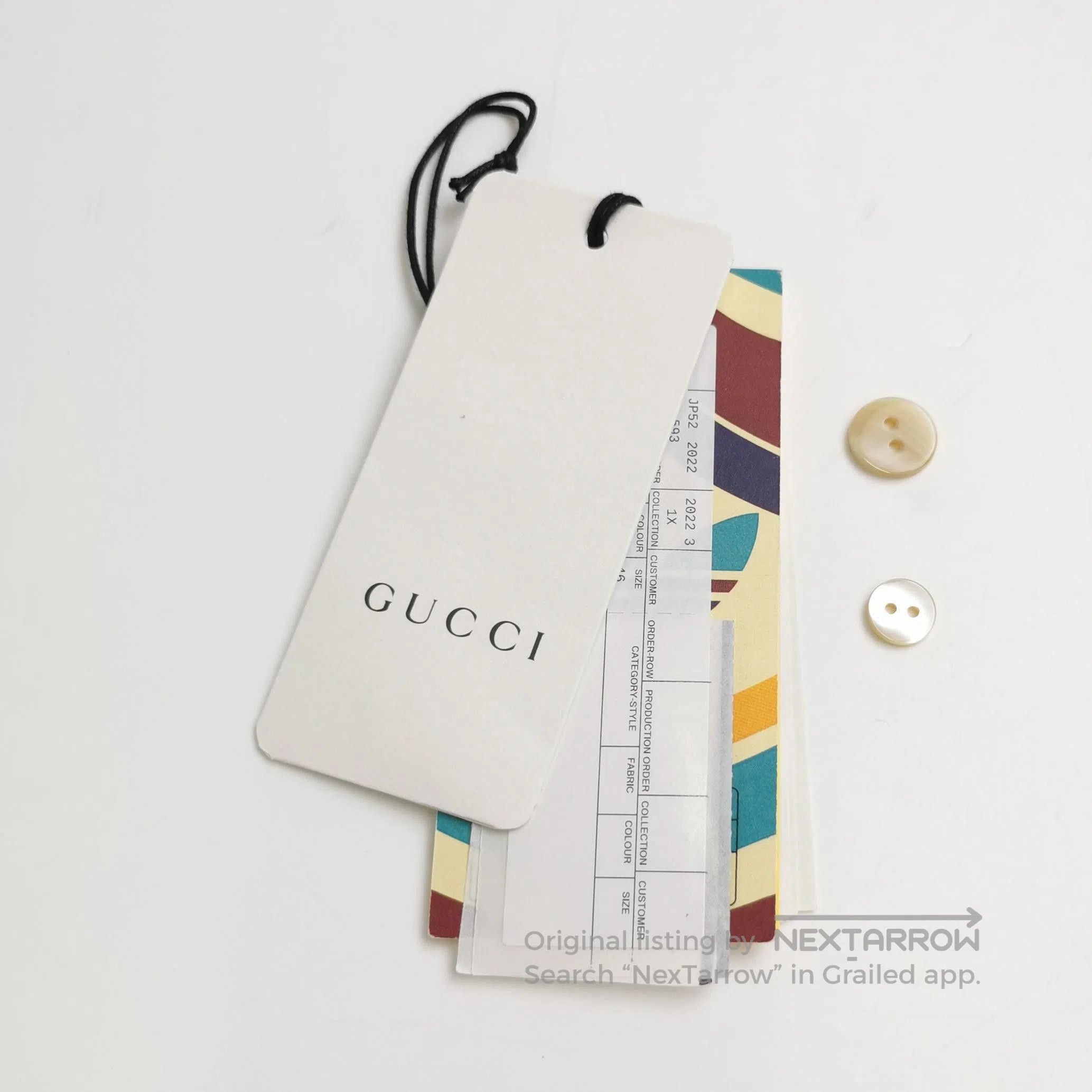 Gucci Gucci x Adidas Cotton Check Logo Shirt S/46. Size US S / EU 44-46 / 1 - 1 Thumbnail