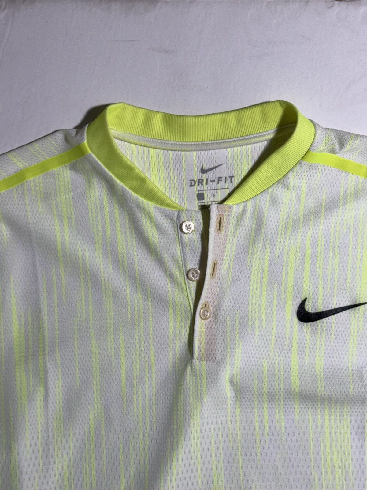 Nike Nike Dri-Fit Button Up Jersey Style Shirt Size US L / EU 52-54 / 3 - 2 Thumbnail
