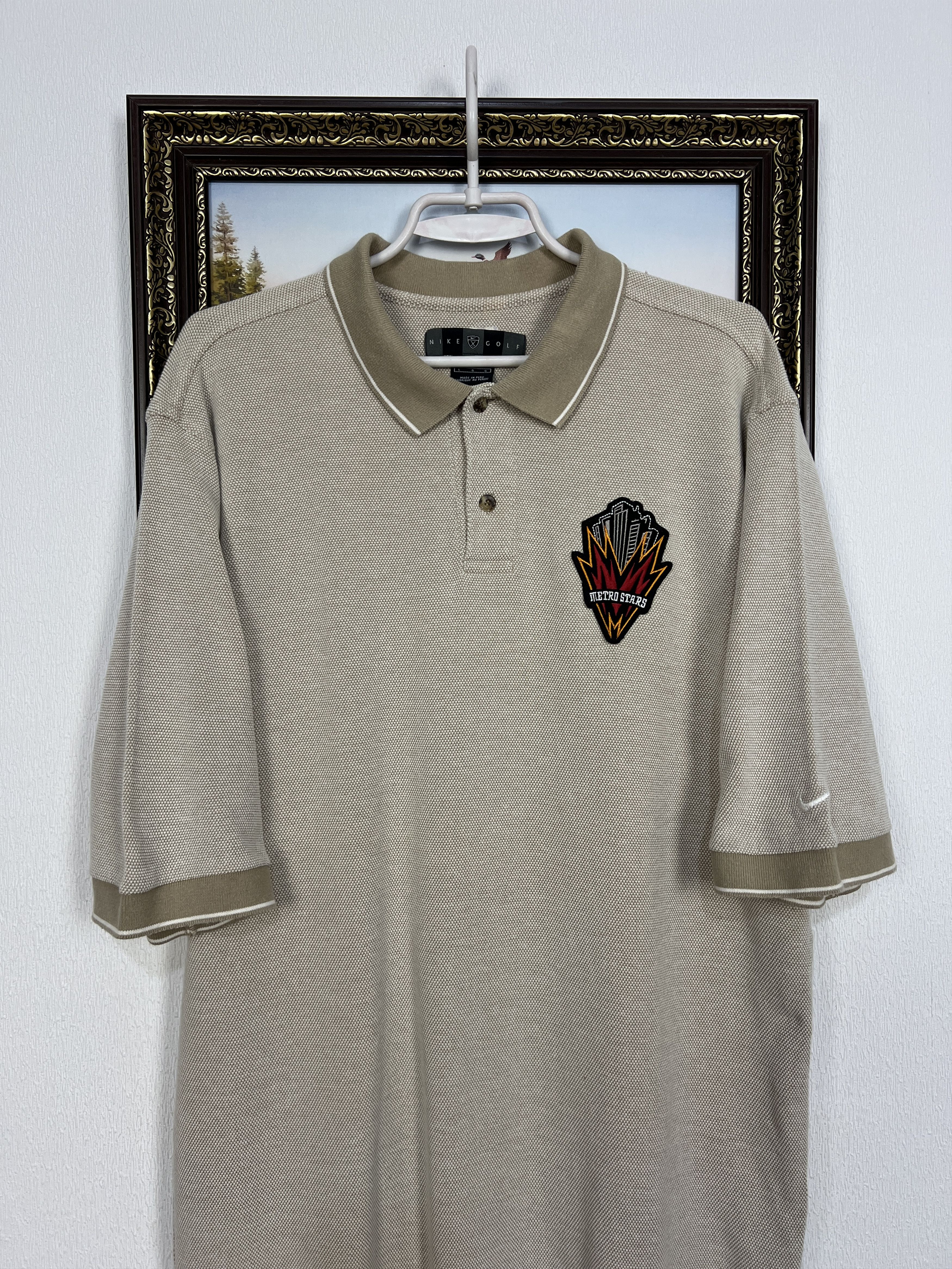 Nike Vintage New York Red Bull Metrostars Football Polo Shirt Size US L / EU 52-54 / 3 - 2 Thumbnail