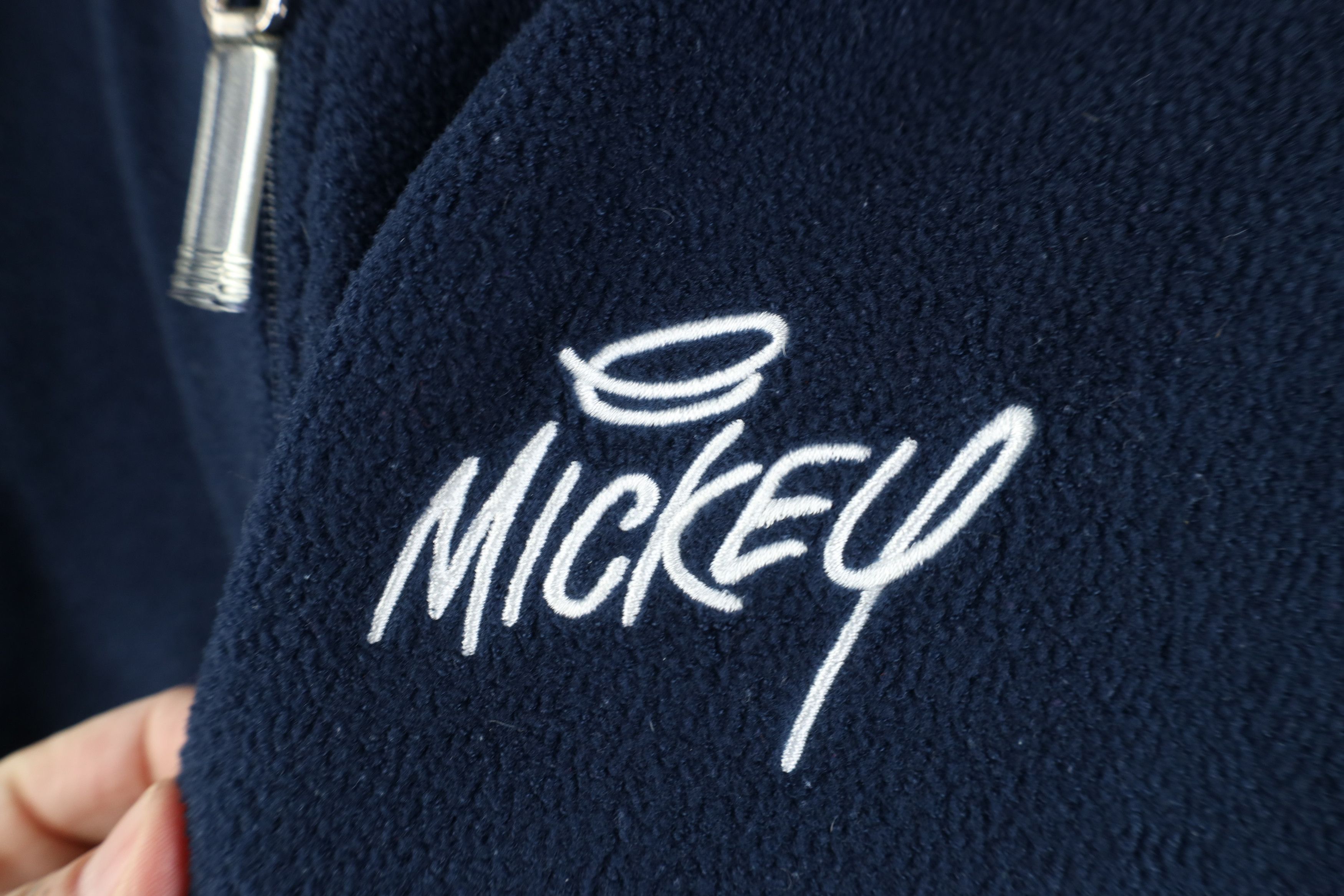 Disney Vintage Disney Mickey Mouse Zip Fleece Hoodie Sweatshirt Size XL / US 12-14 / IT 48-50 - 4 Thumbnail