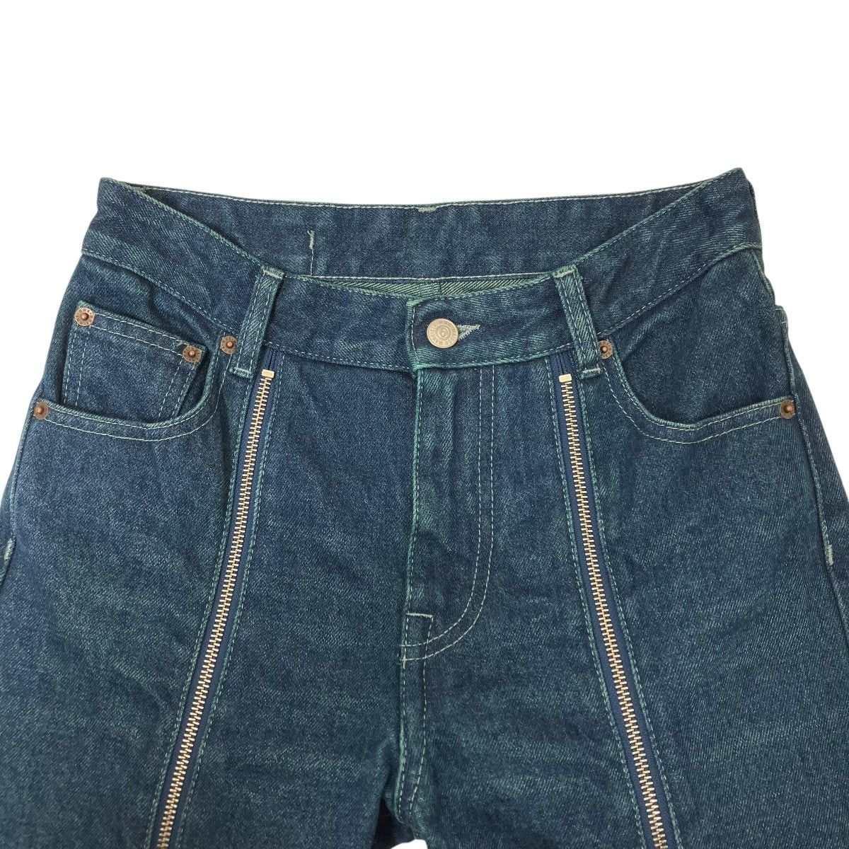 Maison Margiela Full Zip Denim Pants Size 25" / US 0 / IT 36 - 4 Thumbnail