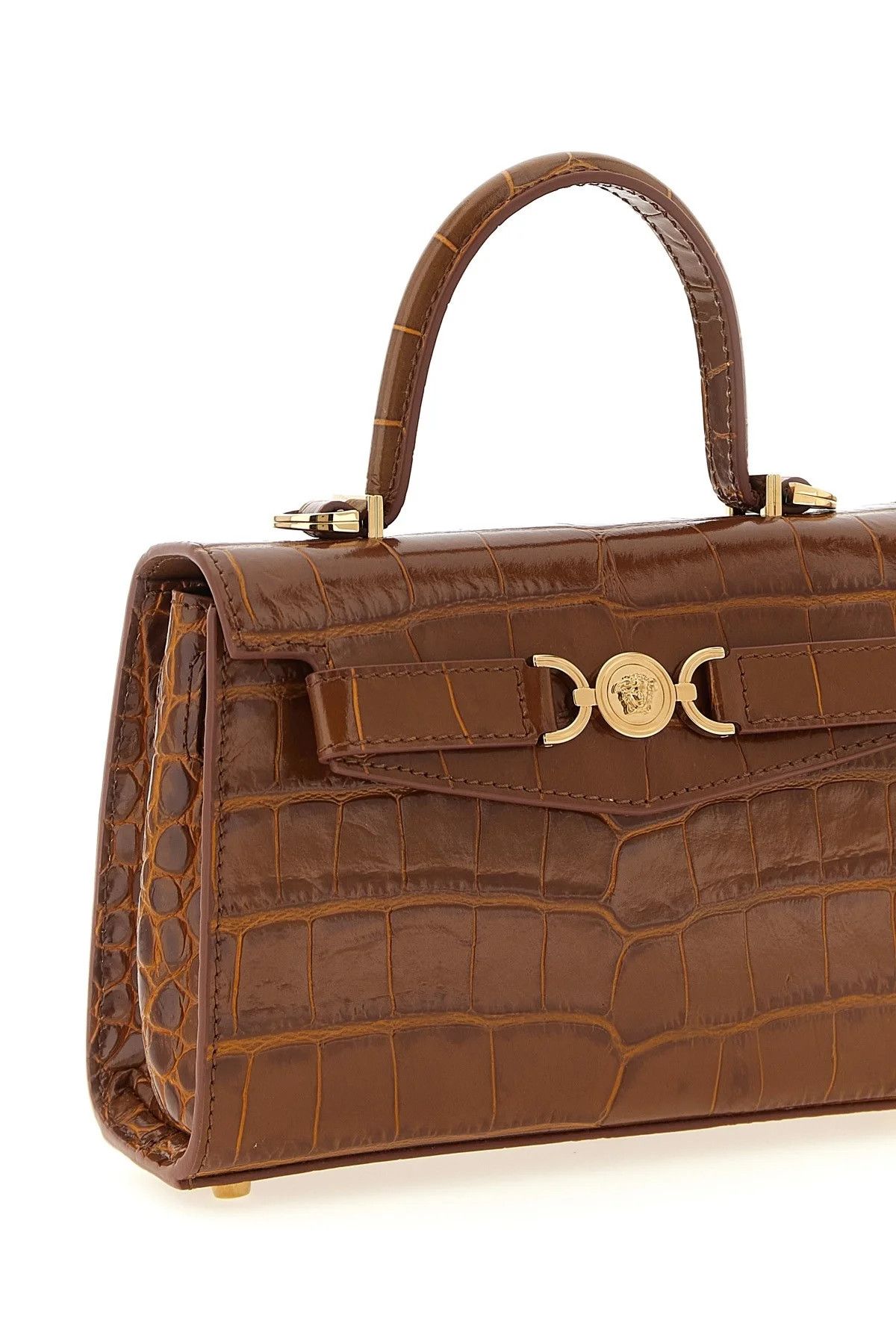 Versace ob2d0Lne0726 Size: OS / Medusa 95 Small Handbag in Brown Size ONE SIZE - 4 Thumbnail