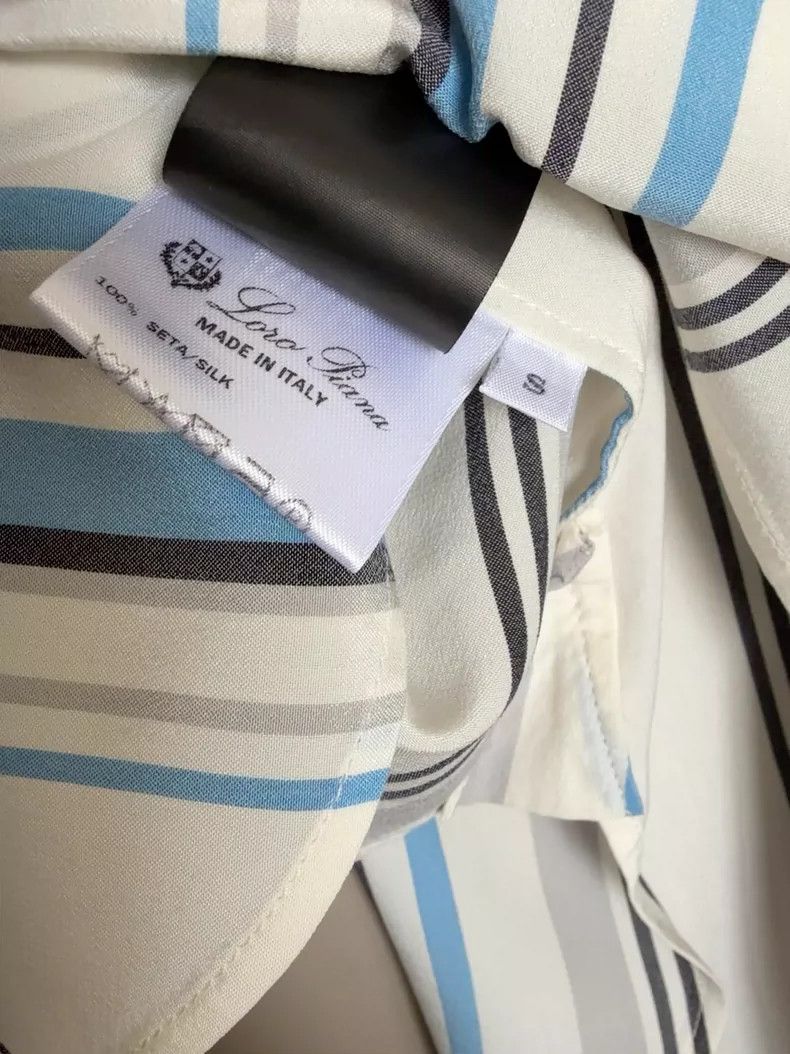 Loro Piana Loro piana Striped silk shirt 2506-Nextarrow Size S / US 4 / IT 40 - 7 Thumbnail