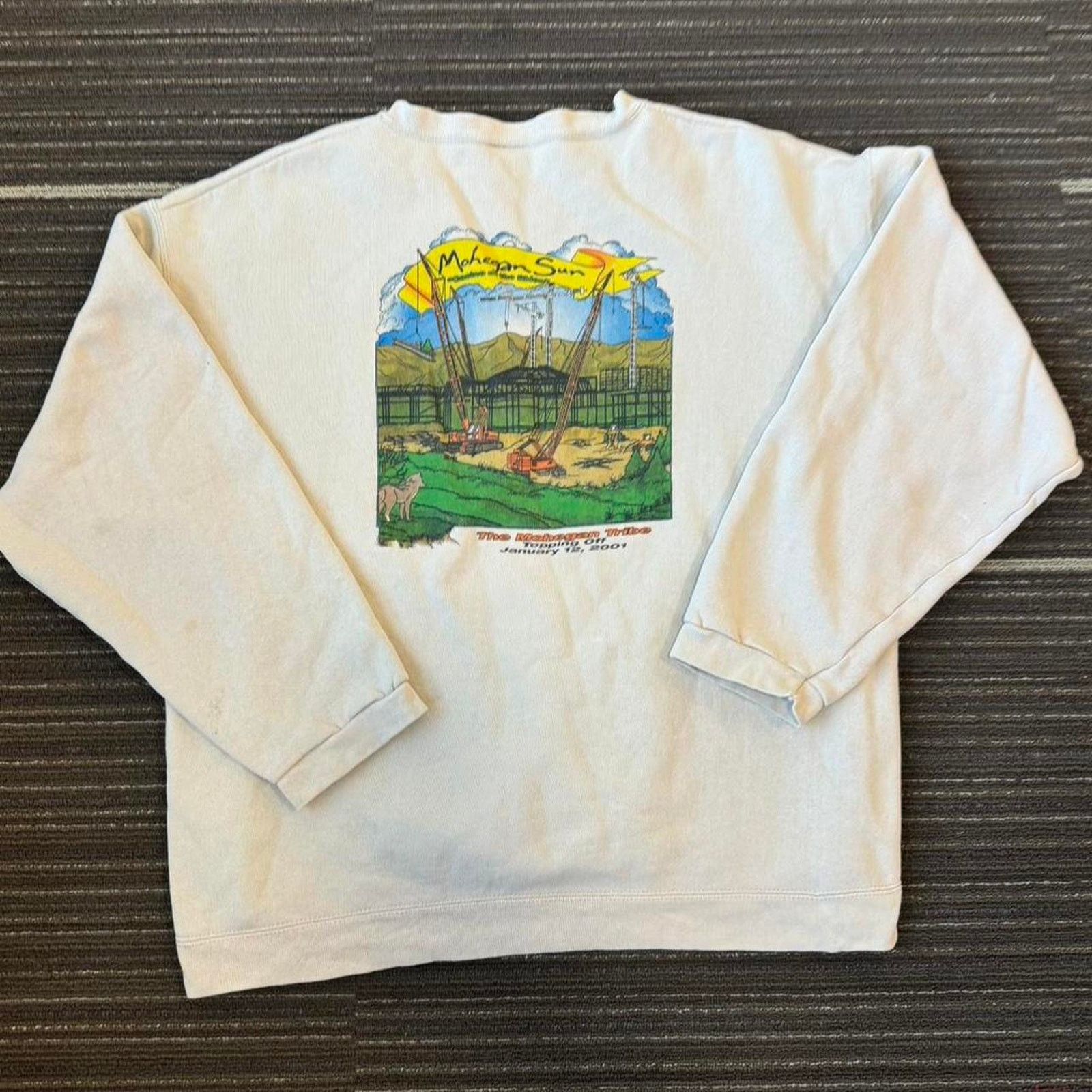 Tultex × Vintage y2k Perini construction Mohegan Sun Casino Crewneck Size US XL / EU 56 / 4 - 1 Thumbnail