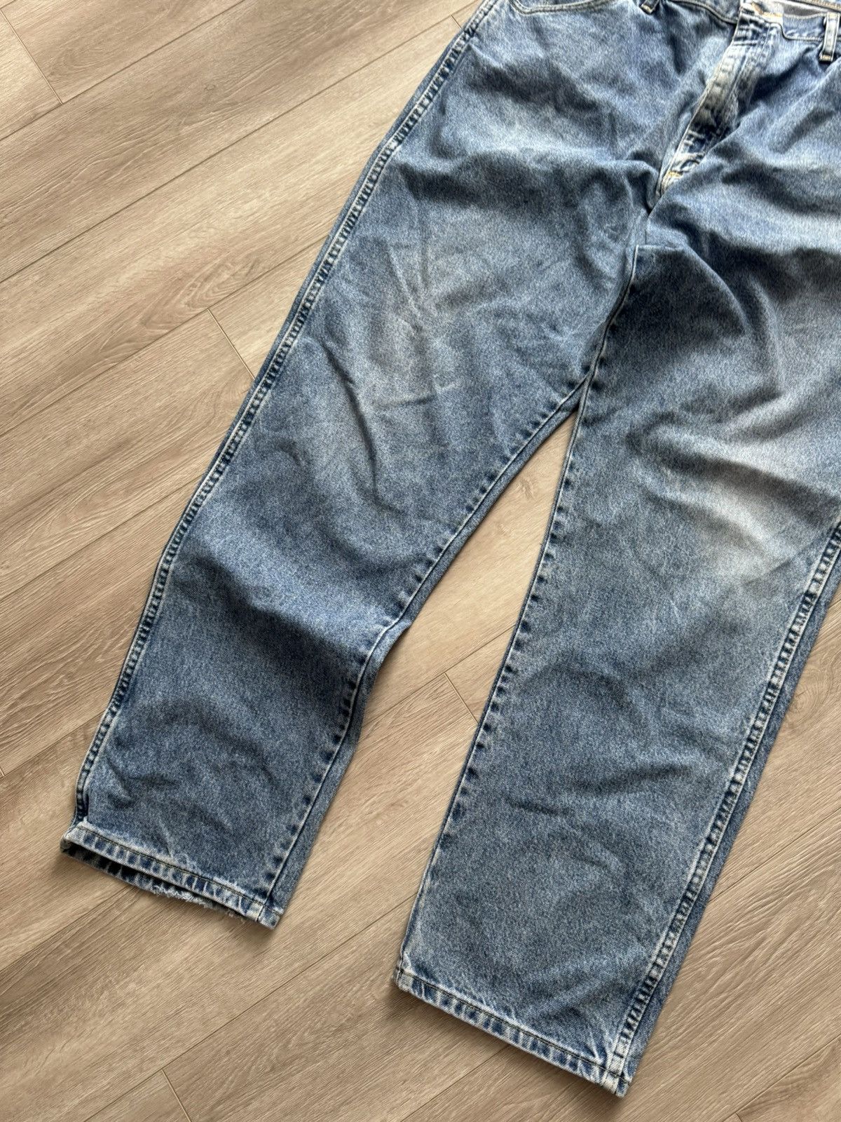 Vintage × Wrangler Crazy Vintage Y2K/2000s Baggy Grunge Skater Denim Jeans Size US 40 / EU 56 - 5 Thumbnail