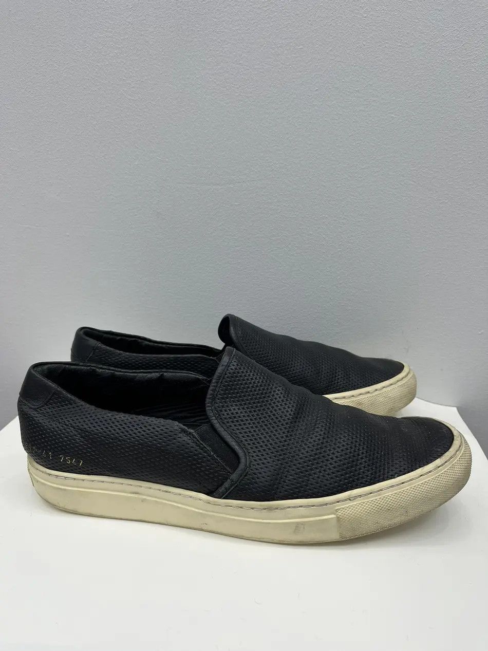 Common Projects Common Projects Leather Slip Ons Sneakers Size US 8 / EU 41 - 1 Thumbnail