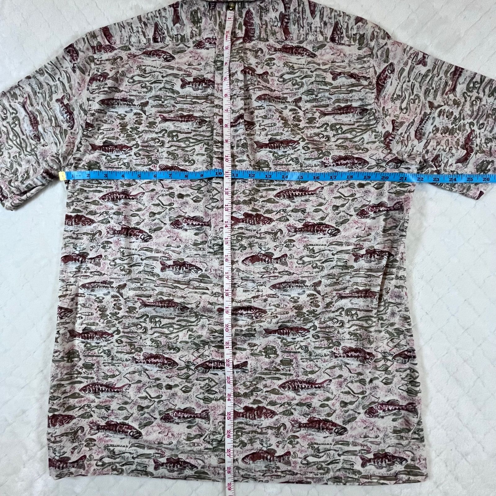 Other Aftco Bluewater Wear Fish Bass Print Pink Shirt Made in USA Size US M / EU 48-50 / 2 - 6 Thumbnail