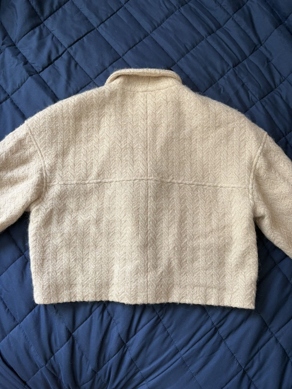 Chanel Vintage Chanel Cropped Tweed Jacket FR 38 Size S / US 4 / IT 40 - 10 Thumbnail