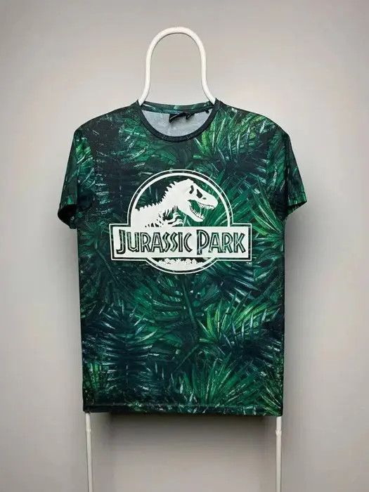 Band Tees Jurassic park T-shirt movie vintage size S green big logo Size US S / EU 44-46 / 1 - 1 Thumbnail