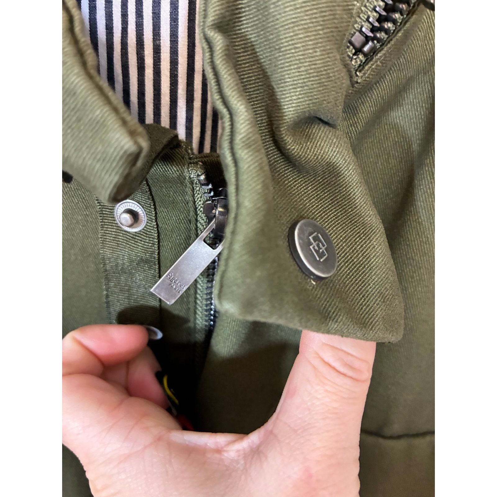 Figaret Figaret Paris Utility Veste militaire Isao L Cotton Ripstop Size US L / EU 52-54 / 3 - 4 Thumbnail