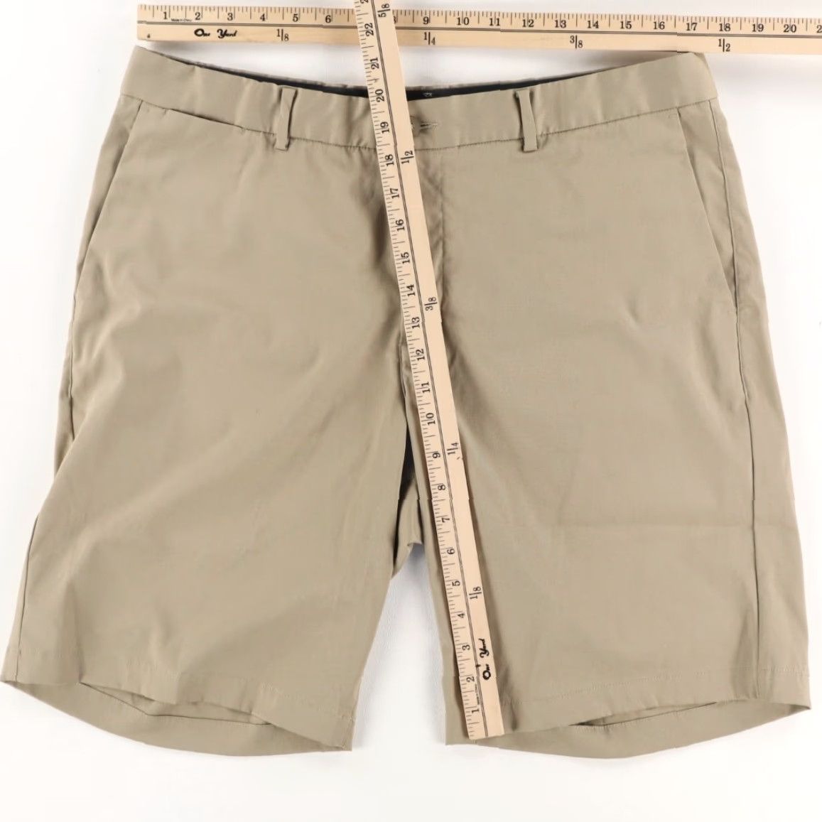 Nike Nike Stretch Dri-Fit Polyester Microfiber Golf Shorts Tan Men's 36 Size US 36 / EU 52 - 3 Thumbnail