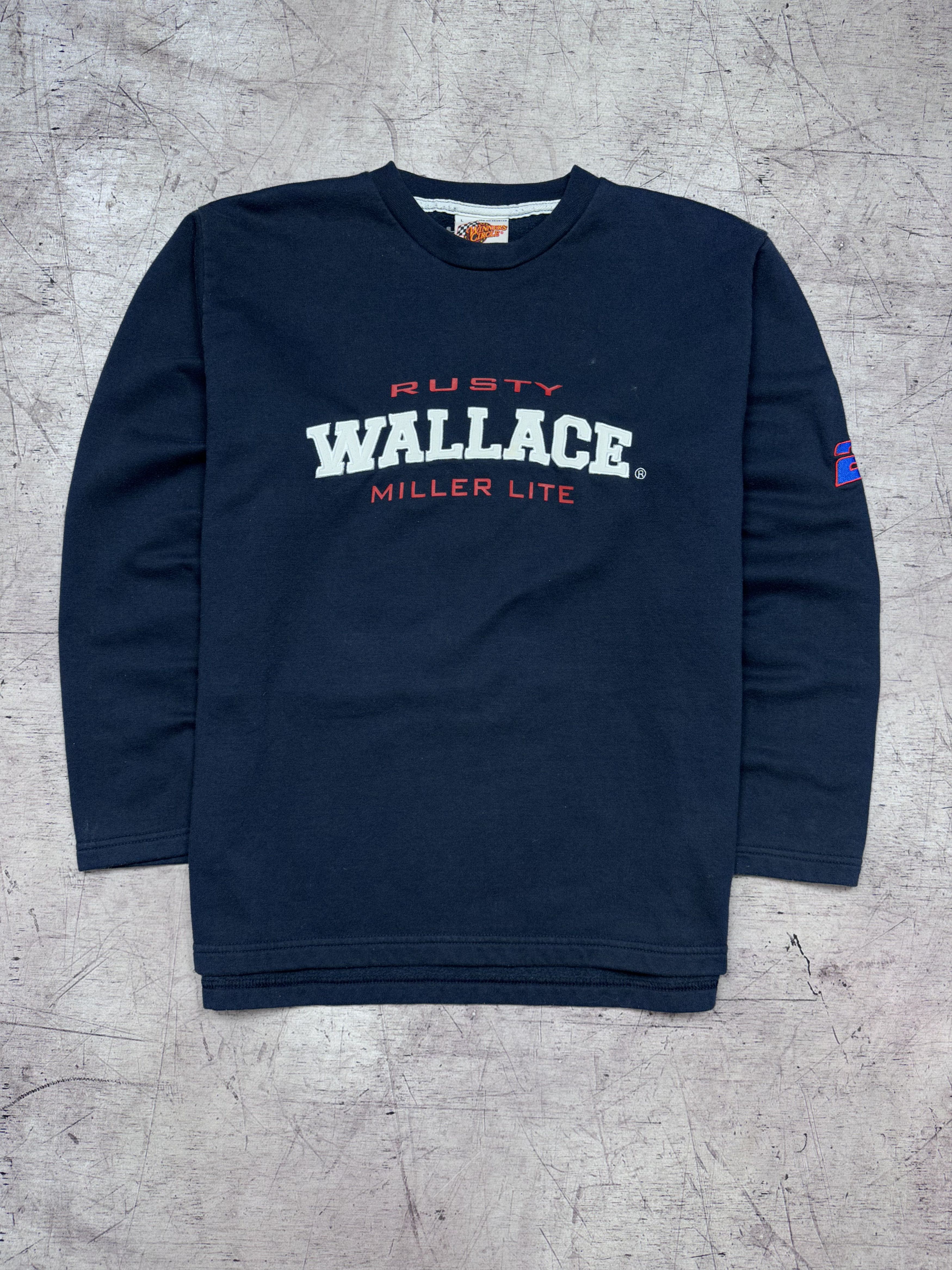 NASCAR × Vintage Rusty Wallace Vintage Mens Racing Sweatshirt Size US L / EU 52-54 / 3 - 1 Thumbnail