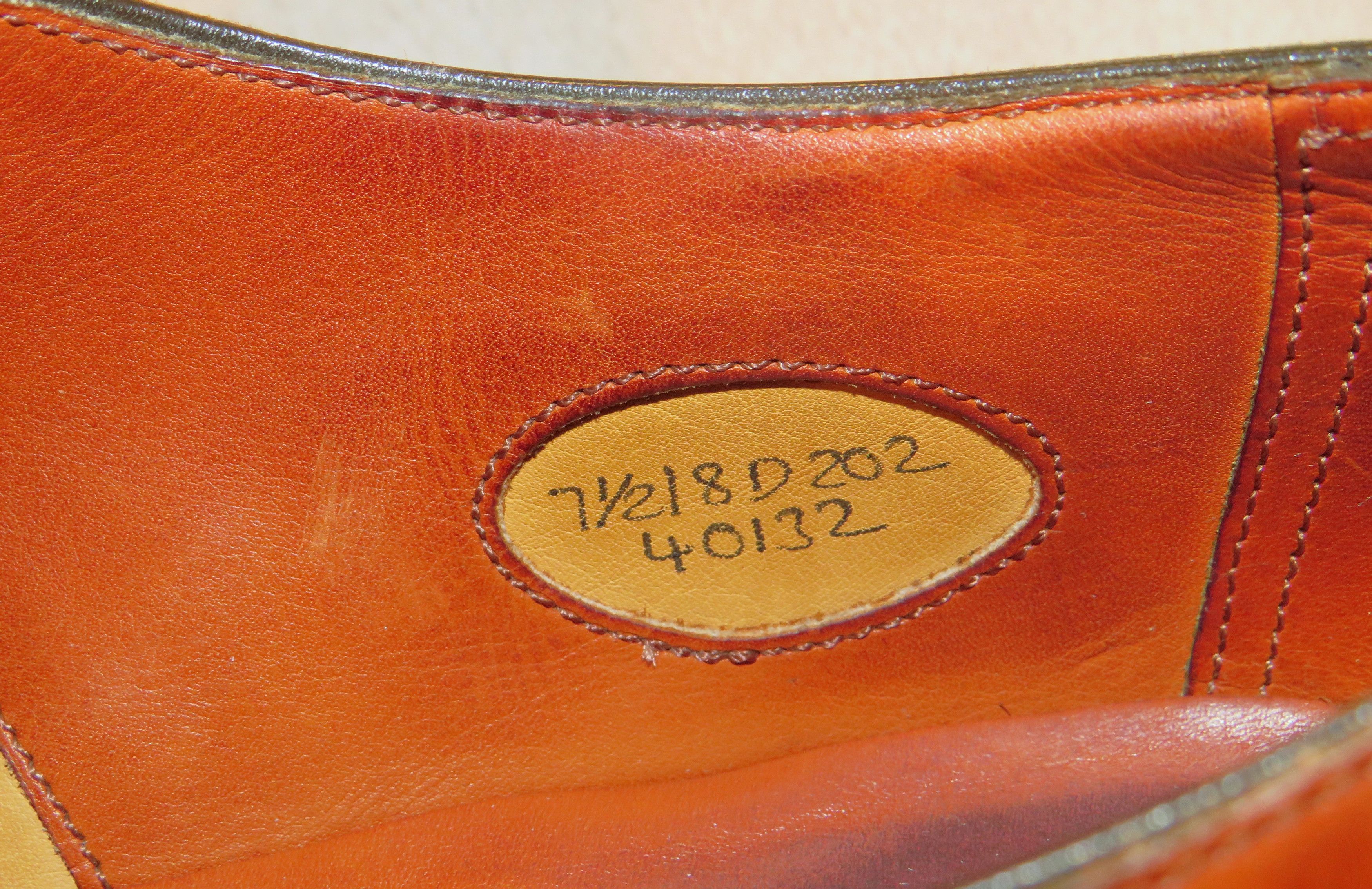 Edward Green Chelsea Burnt Pine Antiqued Leather Derby 202 Last Size 8D Size US 8 / EU 41 - 11 Thumbnail
