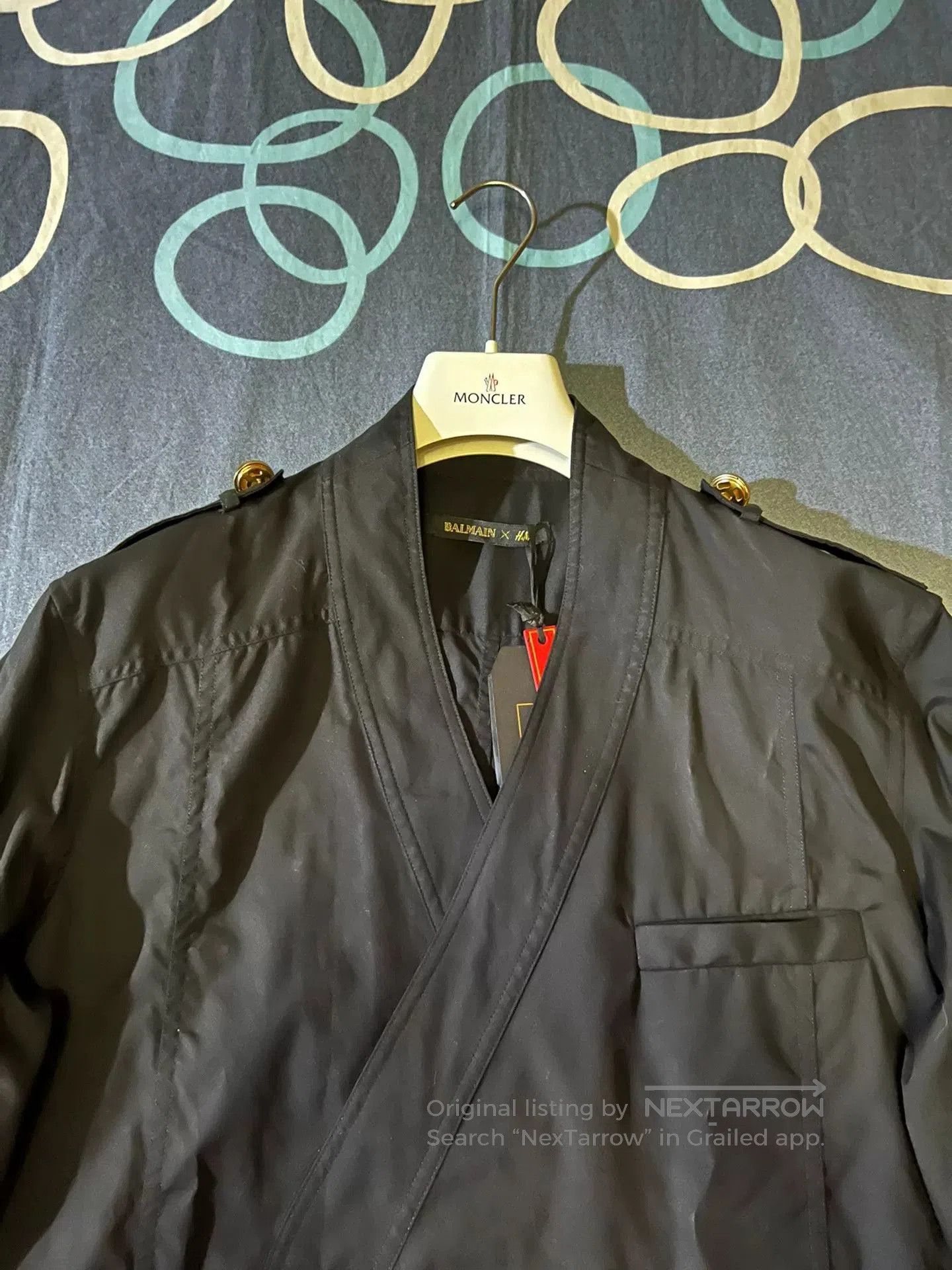 Balmain balmain x hm black double-breasted blazer. Size US L / EU 52-54 / 3 - 2 Thumbnail