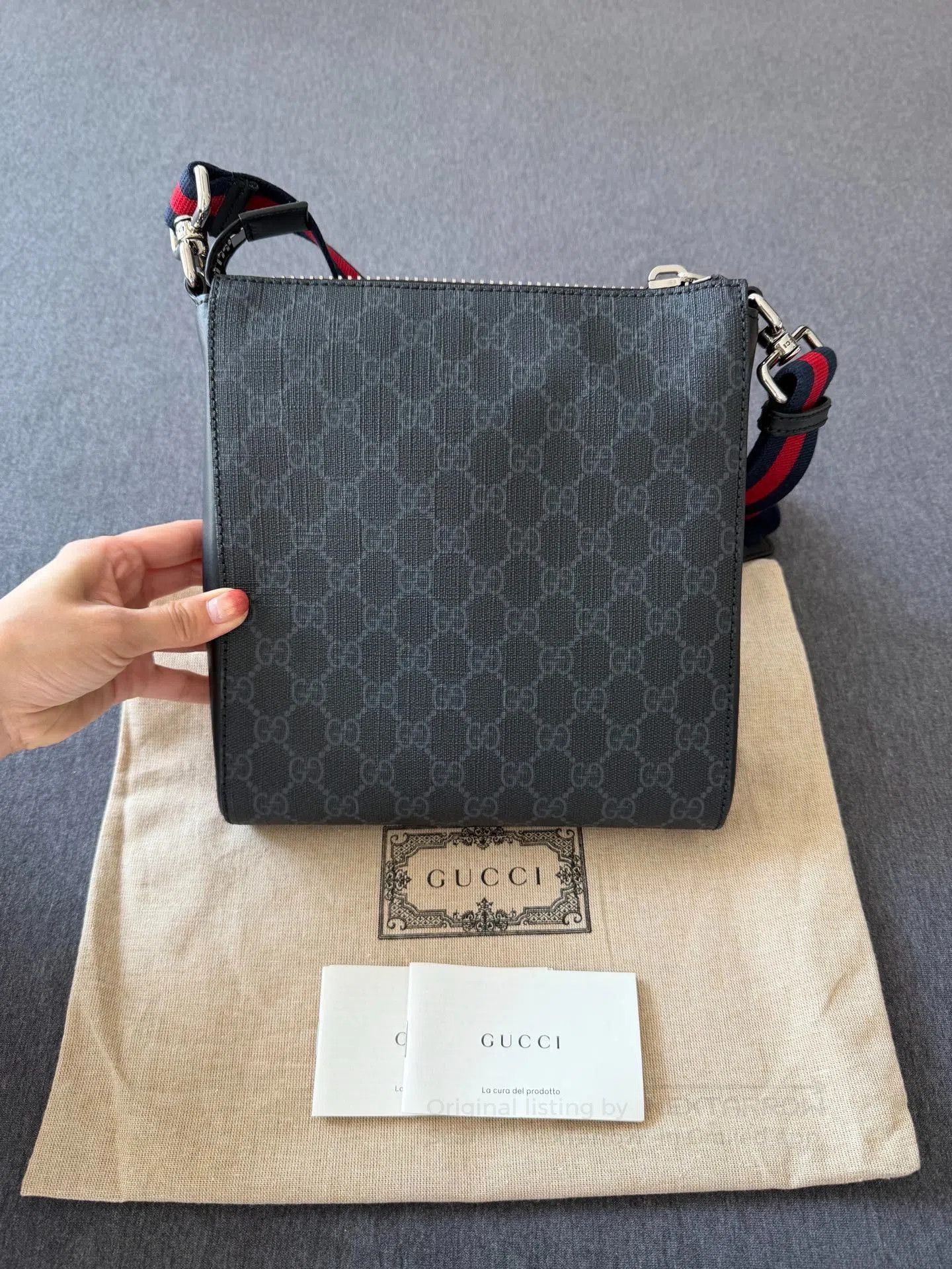 Gucci Gucci Classic Double G Print Crossbody Bag. Size ONE SIZE - 2 Thumbnail