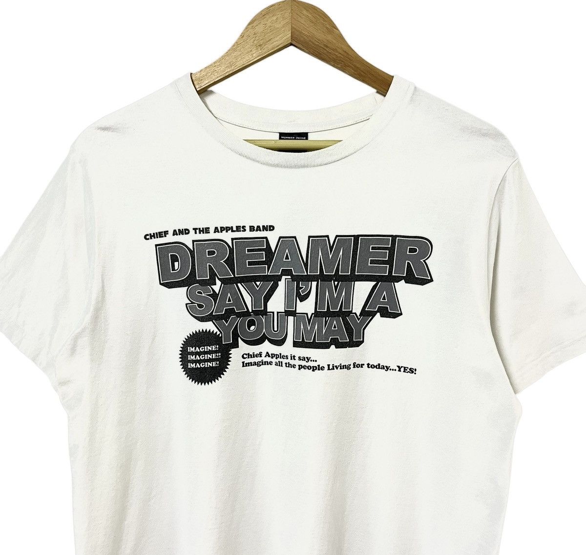 Number (N)ine × Takahiromiyashita The Soloist. NUMBER NINE IMAGINE JOHN LENNON THE BEATLES JAPAN TSHIRT Size US M / EU 48-50 / 2 - 4 Thumbnail
