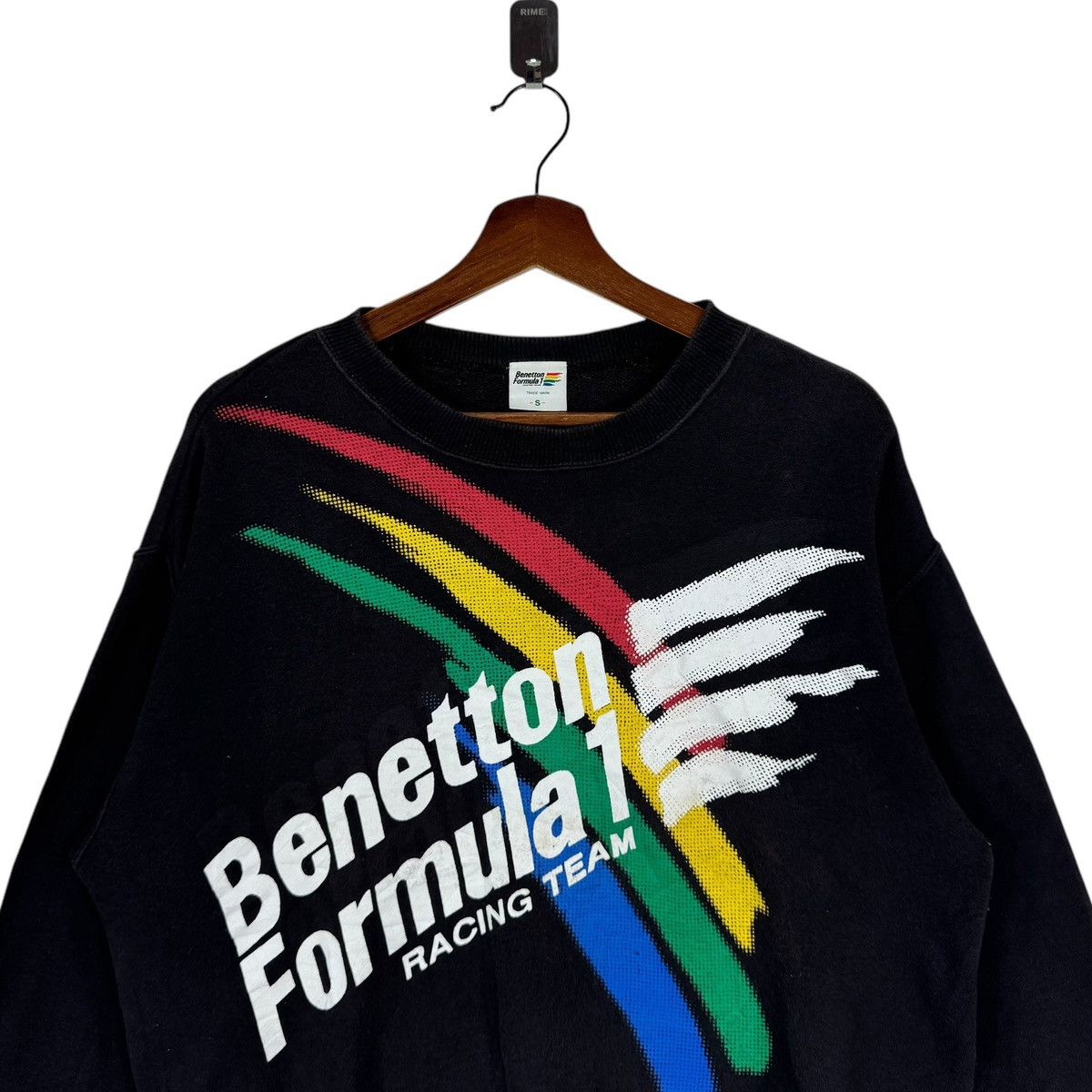 Benetton VINTAGE BENETTON FORMULA 1 RACING PULLOVER CREWNECK Size US S / EU 44-46 / 1 - 4 Thumbnail