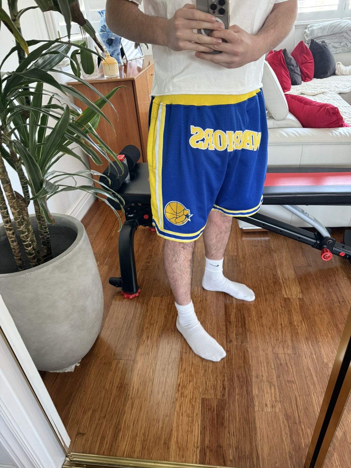 Just Don RARE Vintage Just Don Golden State Warriors Shorts Size US 34 / EU 50 - 9 Thumbnail