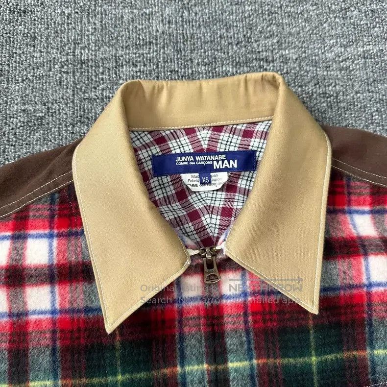 Junya Watanabe Junya Watanabe Man Plaid paneled jacket. Size US XS / EU 42 / 0 - 2 Thumbnail