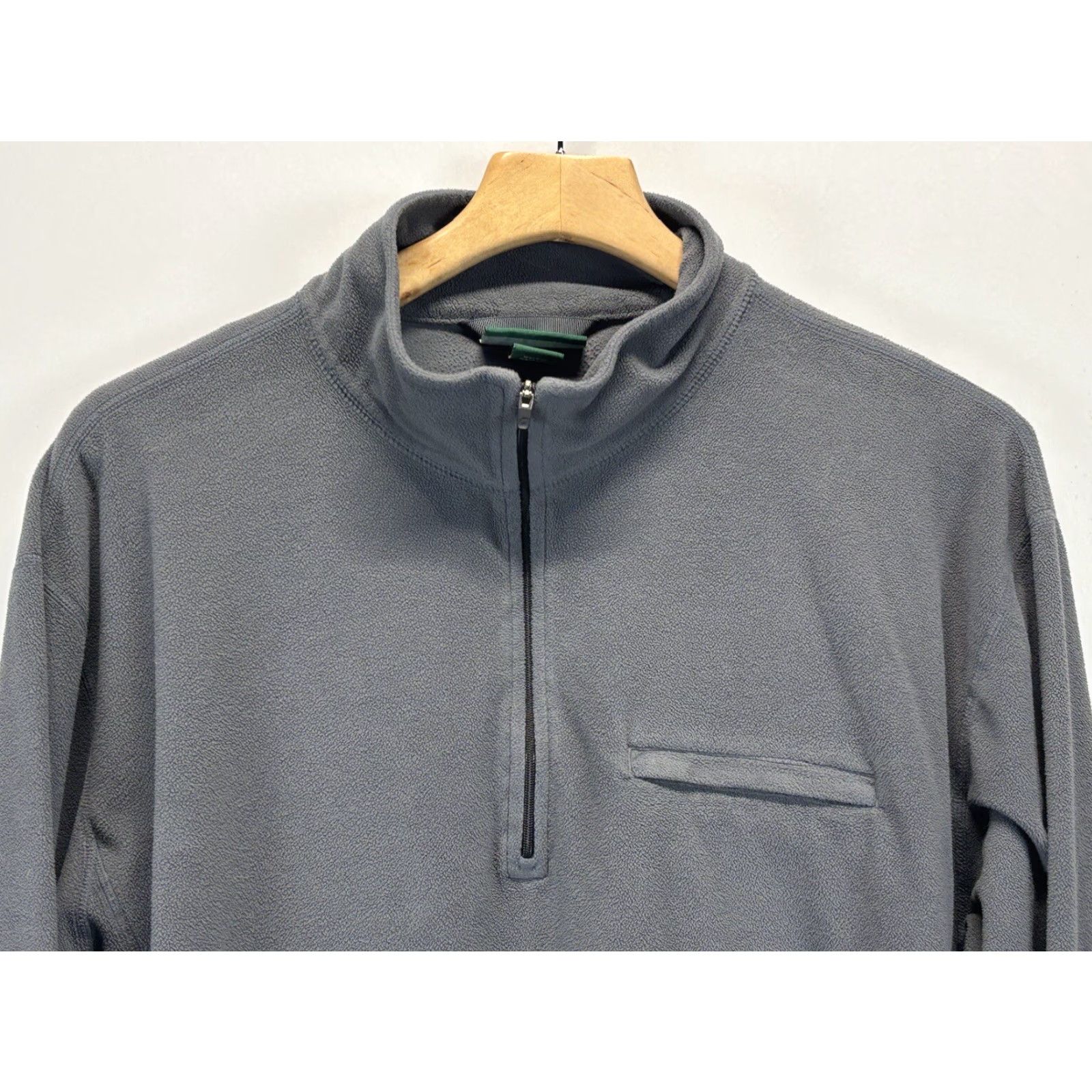 Vintage L.L. Bean Pullover Mens Extra Large Tall Grey Fleece Quarter 1/4 Zip Outdoors Size US XL / EU 56 / 4 - 2 Thumbnail