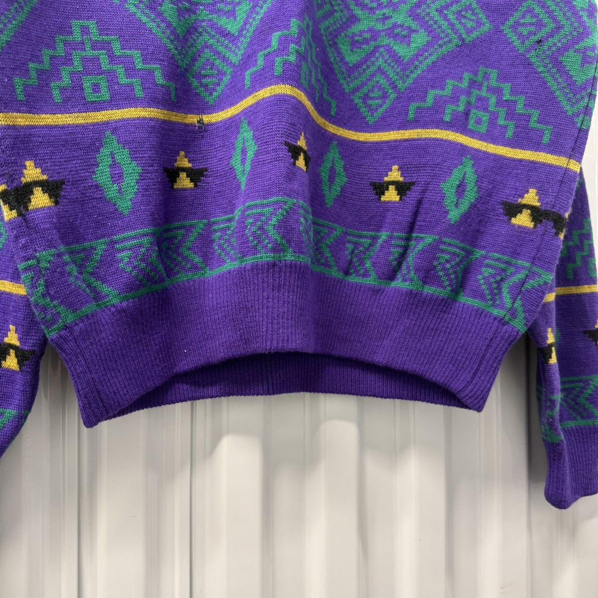 Spyder × Vintage RARE Vintage 90s Coogi Style Spyder Crewneck Sweater Size US L / EU 52-54 / 3 - 4 Thumbnail