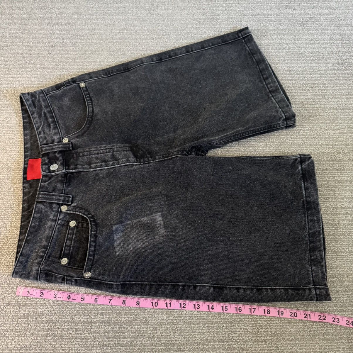 Fugazi FUGAZI Novelty denim shorts washed black brass knuckles Size US 30 / EU 46 - 6 Thumbnail