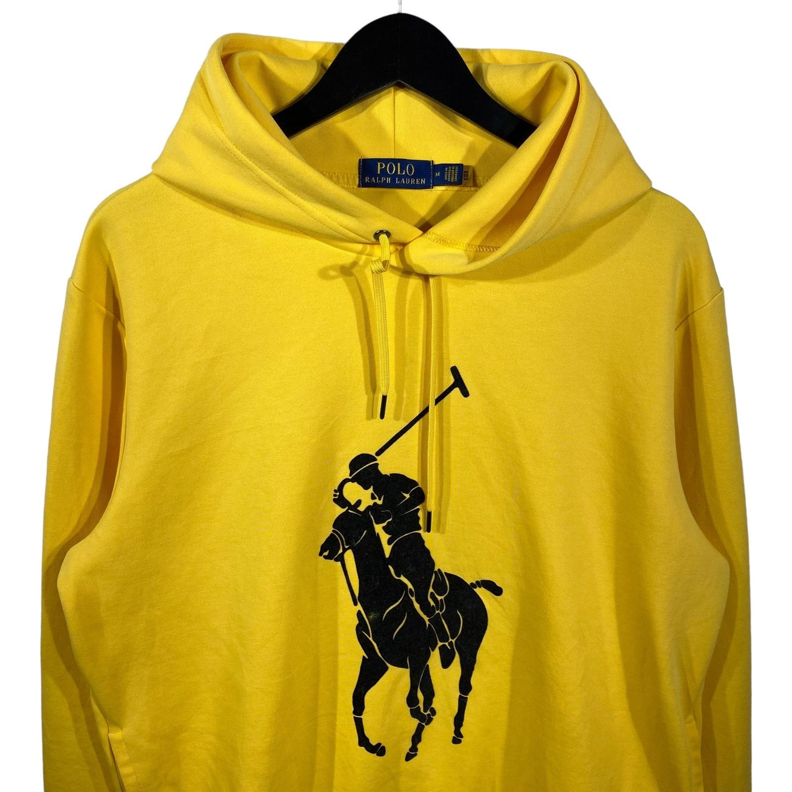 Vintage Polo Ralph Lauren Large Logo Pullover Hoodie Size US L / EU 52-54 / 3 - 2 Thumbnail