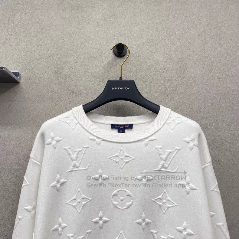 Louis Vuitton Louis Vuitton White crew neck sweatshirt Size US XS / EU 42 / 0 - 4 Thumbnail