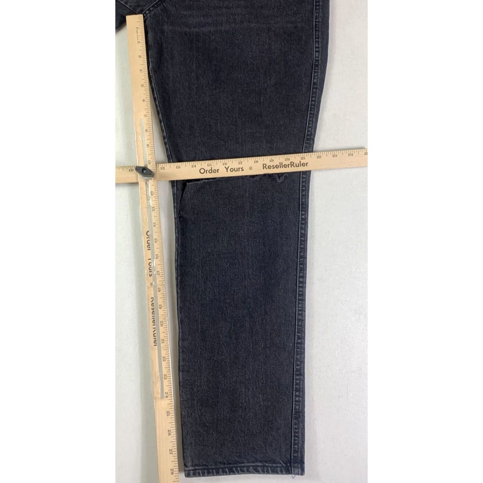 Lucky Brand Lucky Brand Mom Jeans Womens Black High Rise 14/32 Distressed Denim Size 36" / US 14 / IT 50 - 4 Thumbnail
