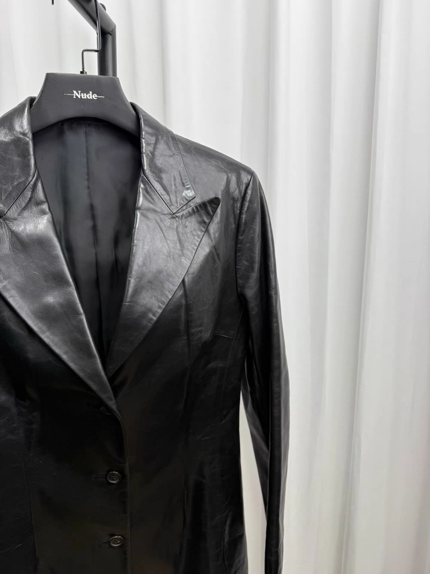 Yohji Yamamoto Yohji Yamamoto Noir Leather Jacket K20 Size US M / EU 48-50 / 2 - 3 Thumbnail