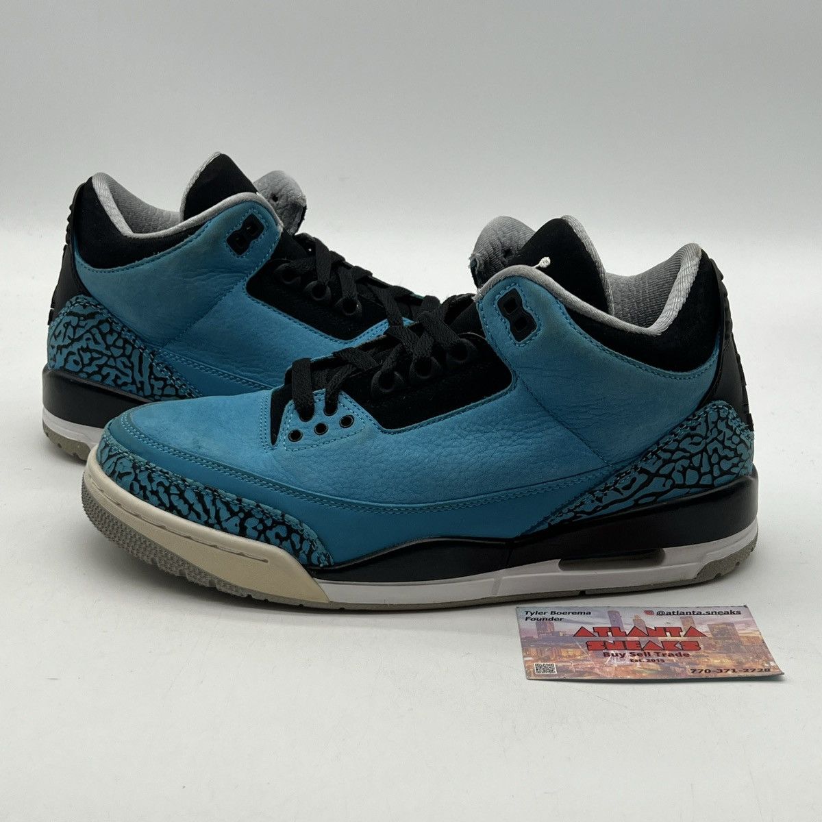 Jordan Brand Air Jordan 3 powder blue Size US 8 / EU 41 - 1 Thumbnail