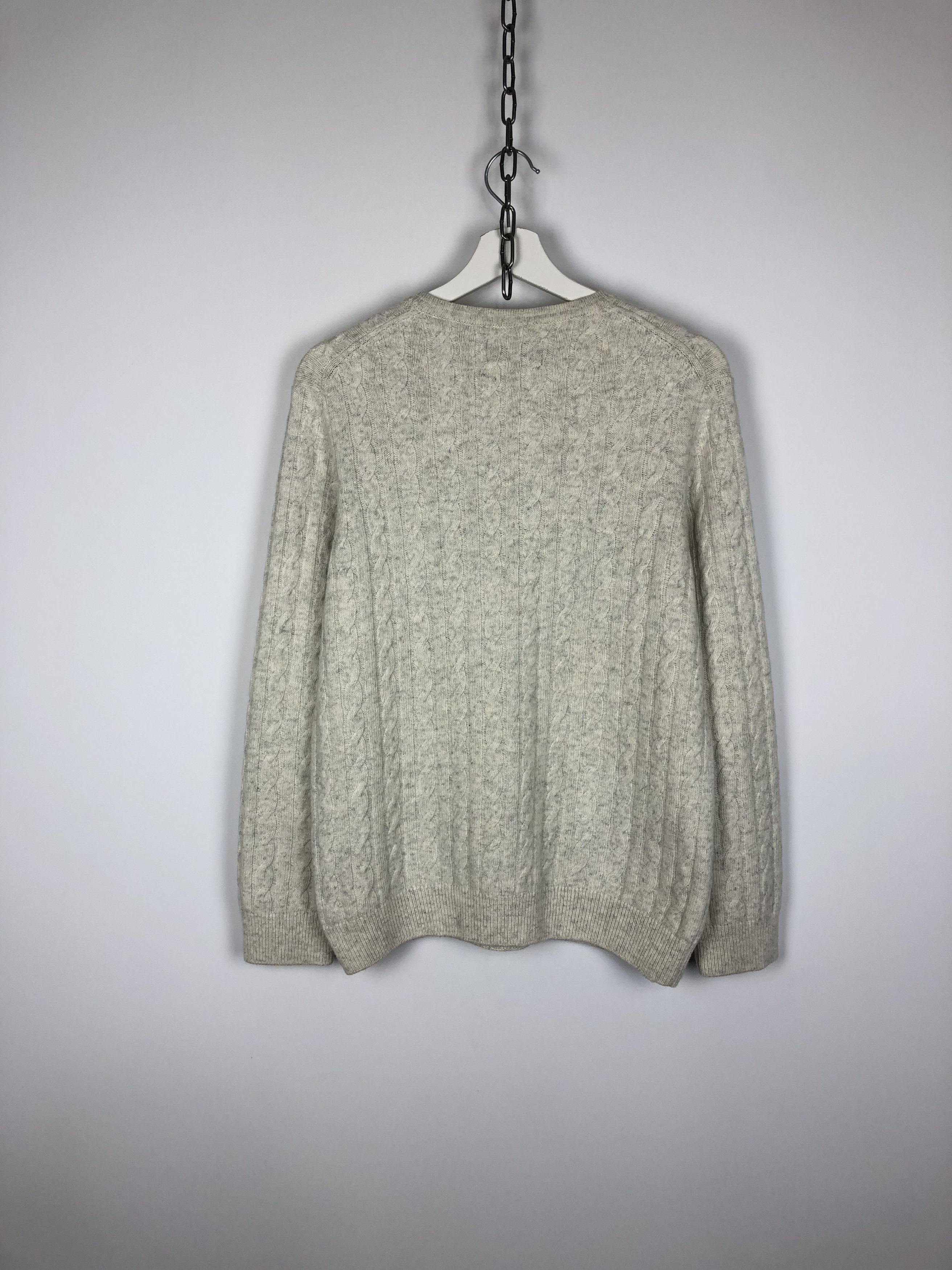 Barbour Barbour Knit Wool Sweater Pullover Crewneck Cream size L Size L / US 10 / IT 46 - 7 Thumbnail