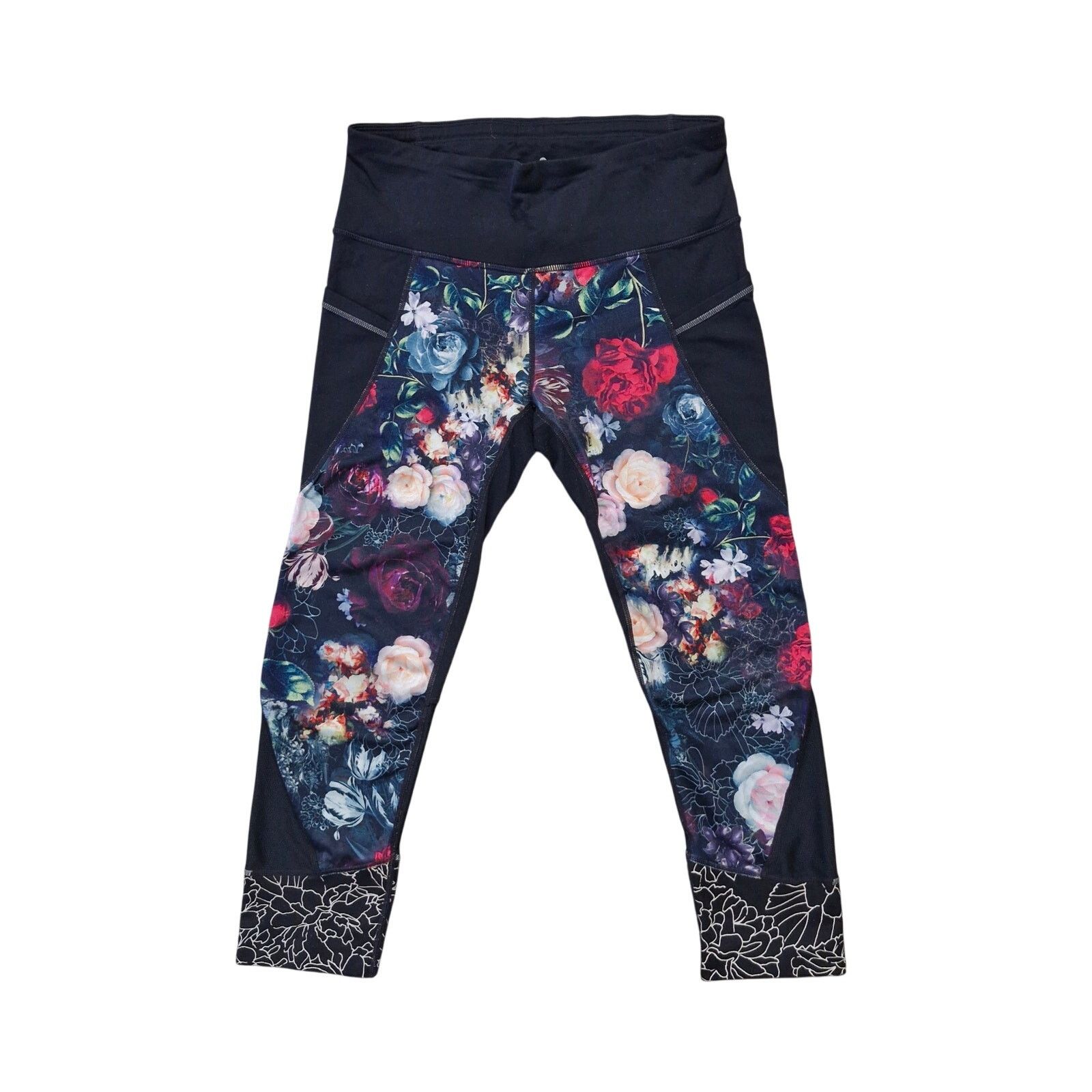 Athleta Athleta Relay Crop Leggings Women's S Orchid Floral Print Size 27" / US 4 / IT 40 - 1 Thumbnail