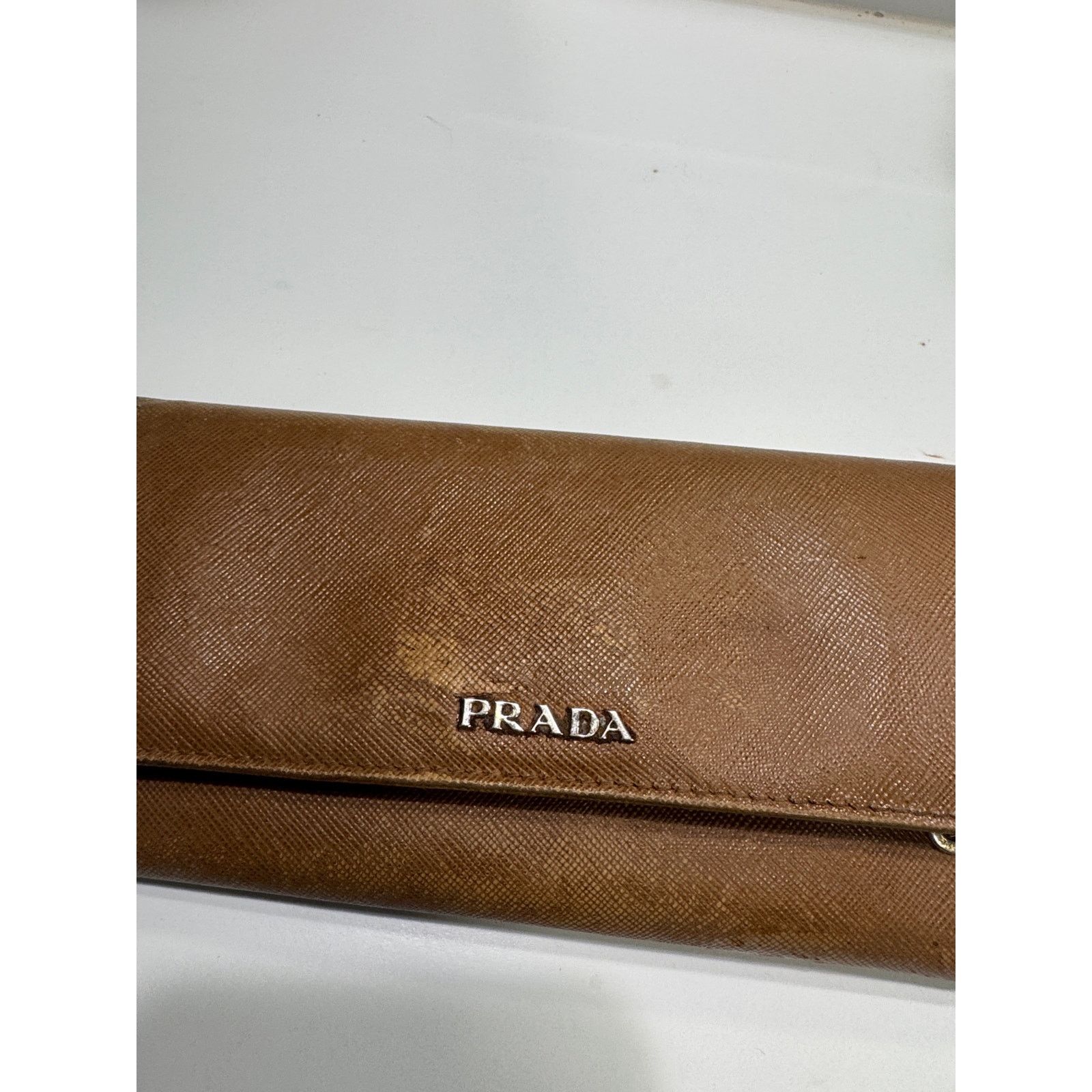 Prada Prada Brown Leather wallet Size ONE SIZE - 10 Thumbnail