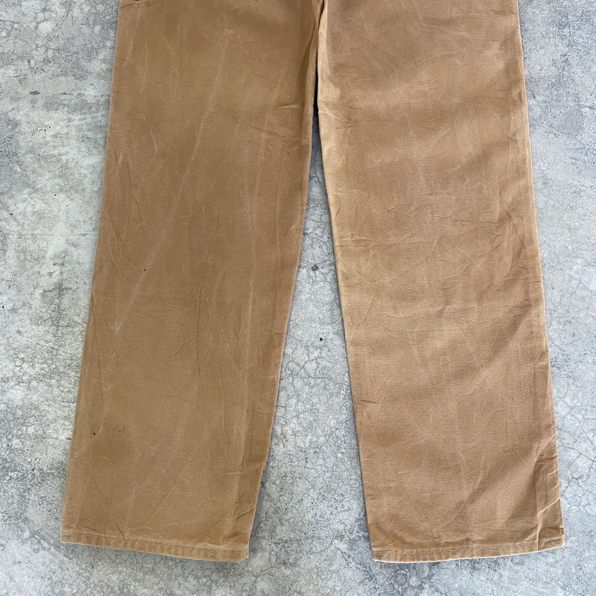 Carhartt Vintage Carhartt Double Knee Tan Carpenter Workwear Pants Size US 35 - 20 Thumbnail