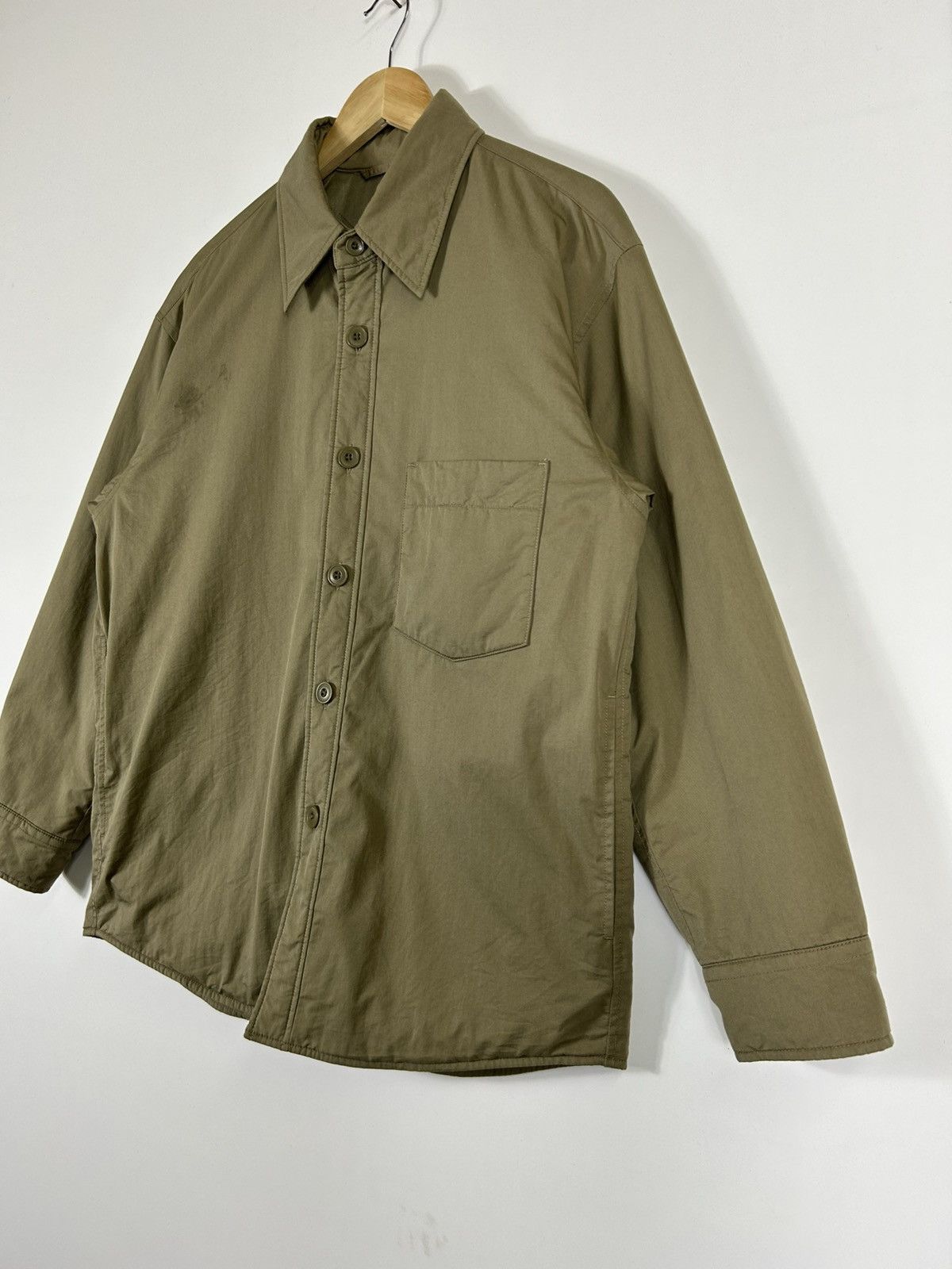 Christophe Lemaire × Lemaire × Uniqlo 🔥Lemaire Uniqlo Nylon Button Shirt Jacket Size US M / EU 48-50 / 2 - 3 Thumbnail
