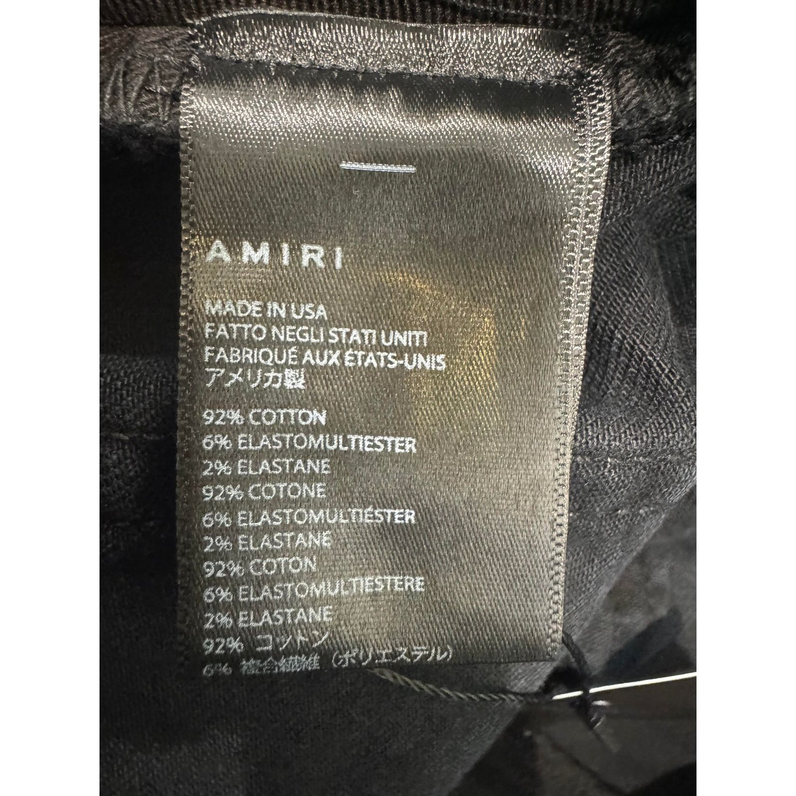 Amiri Amiri Stack Denim Paisley Black Jeans Size US 38 / EU 54 - 5 Thumbnail